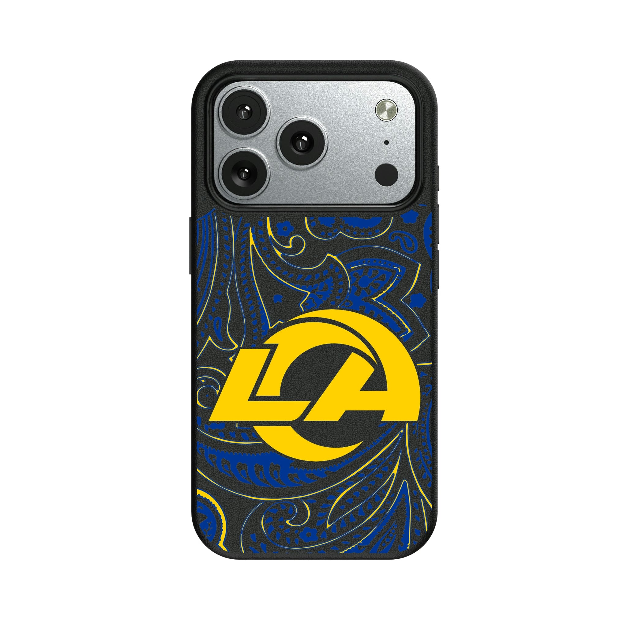 Los Angeles Rams Paisley iPhone MagSafe Compatible Phone Case for Apple iPhone#Device_iPhone 17 Pro