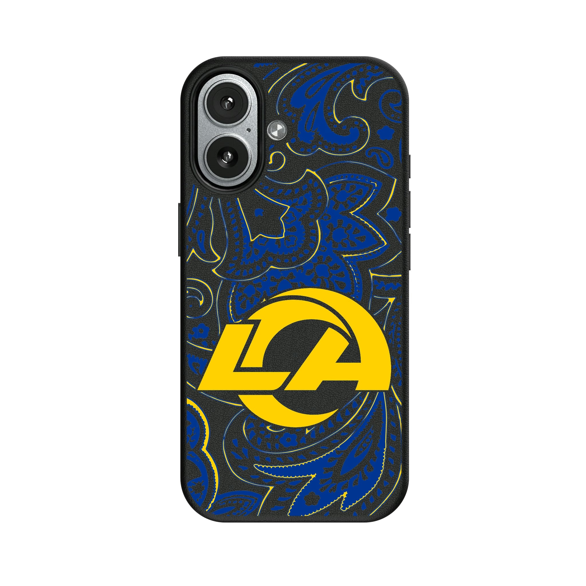 Los Angeles Rams Paisley iPhone MagSafe Compatible Phone Case for Apple iPhone#Device_iPhone 17