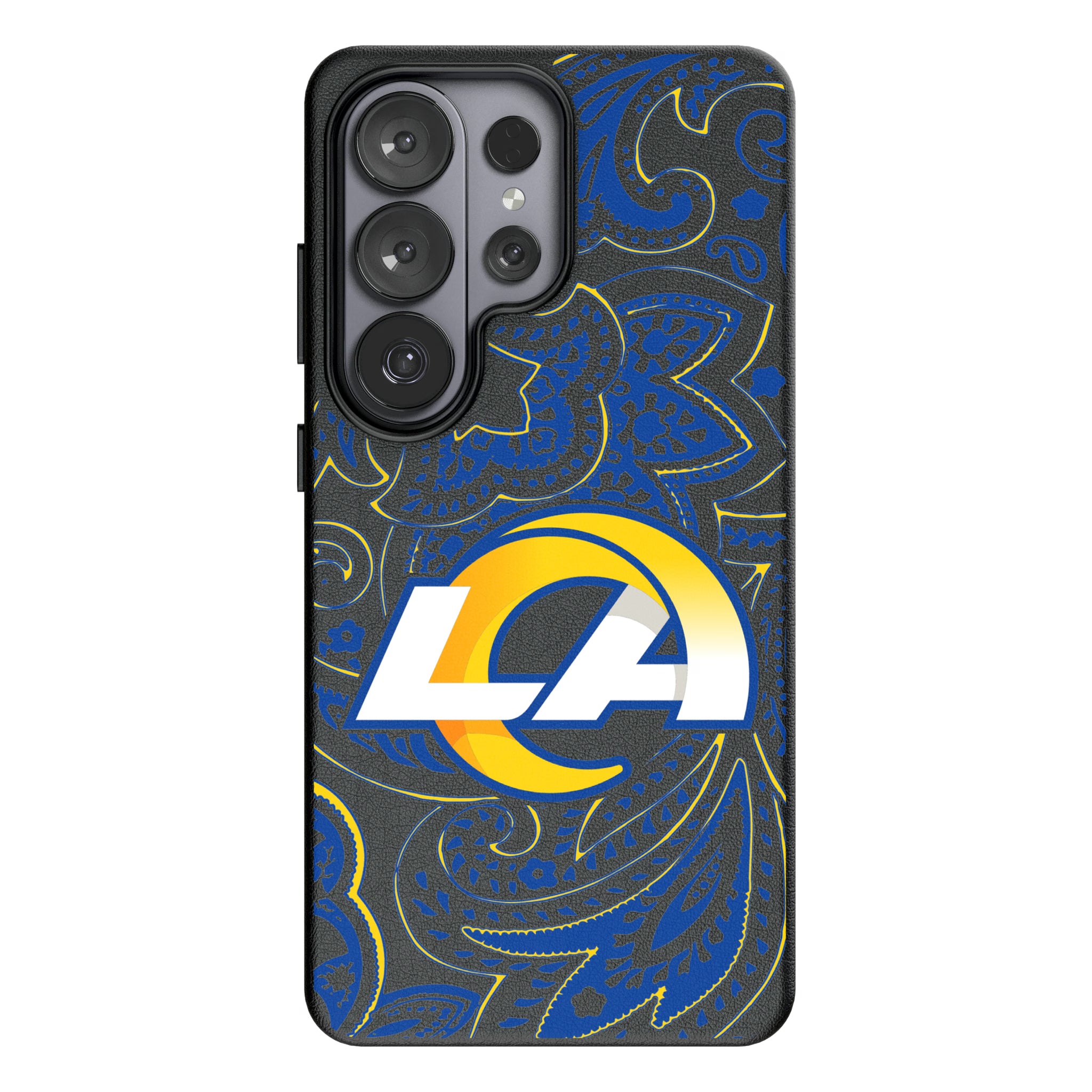 Los Angeles Rams Paisley Galaxy MagSafe Compatible Phone Case for Samsung Galaxy