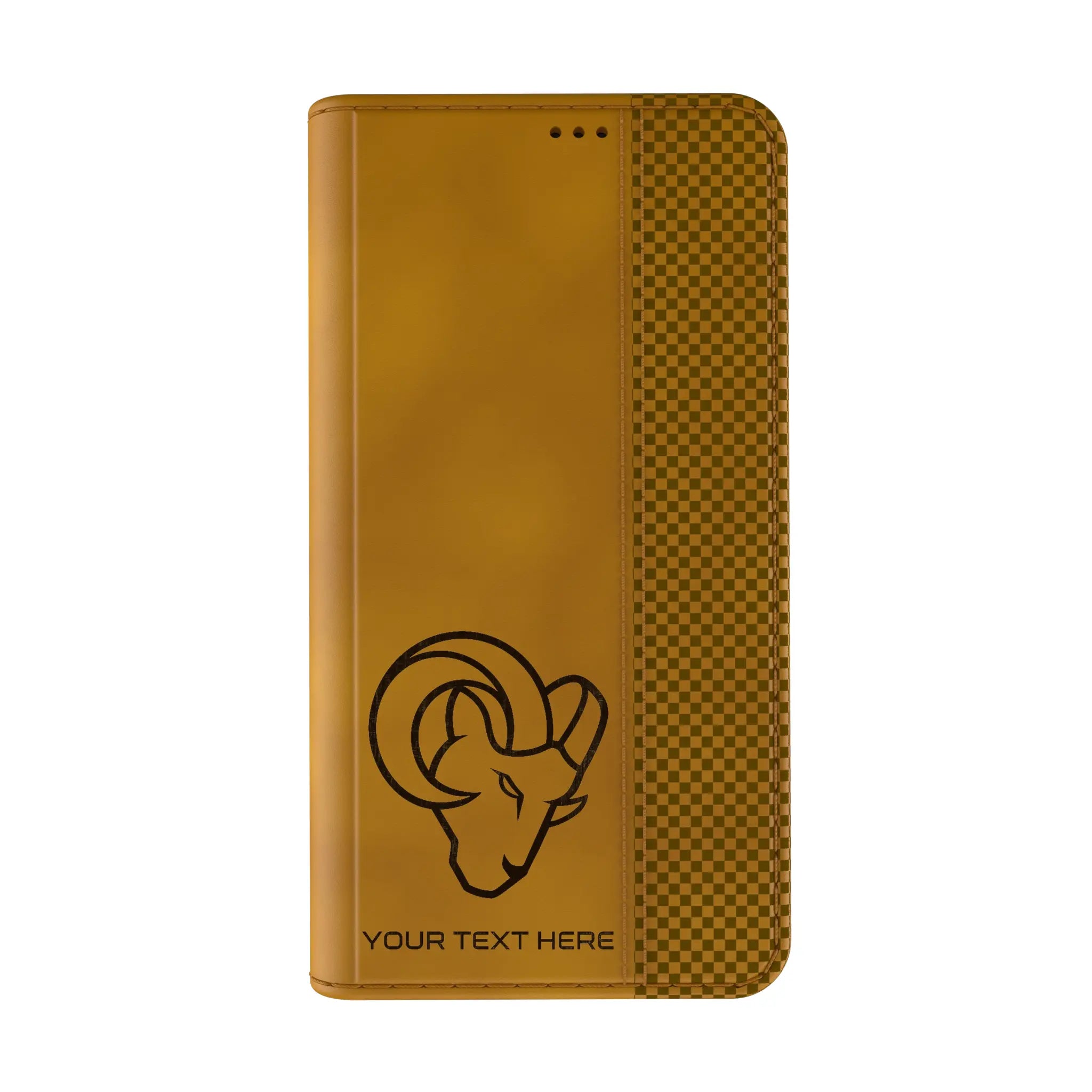 Los Angeles Rams Personalized Burn iPhone Folio Phone Case for Apple iPhone