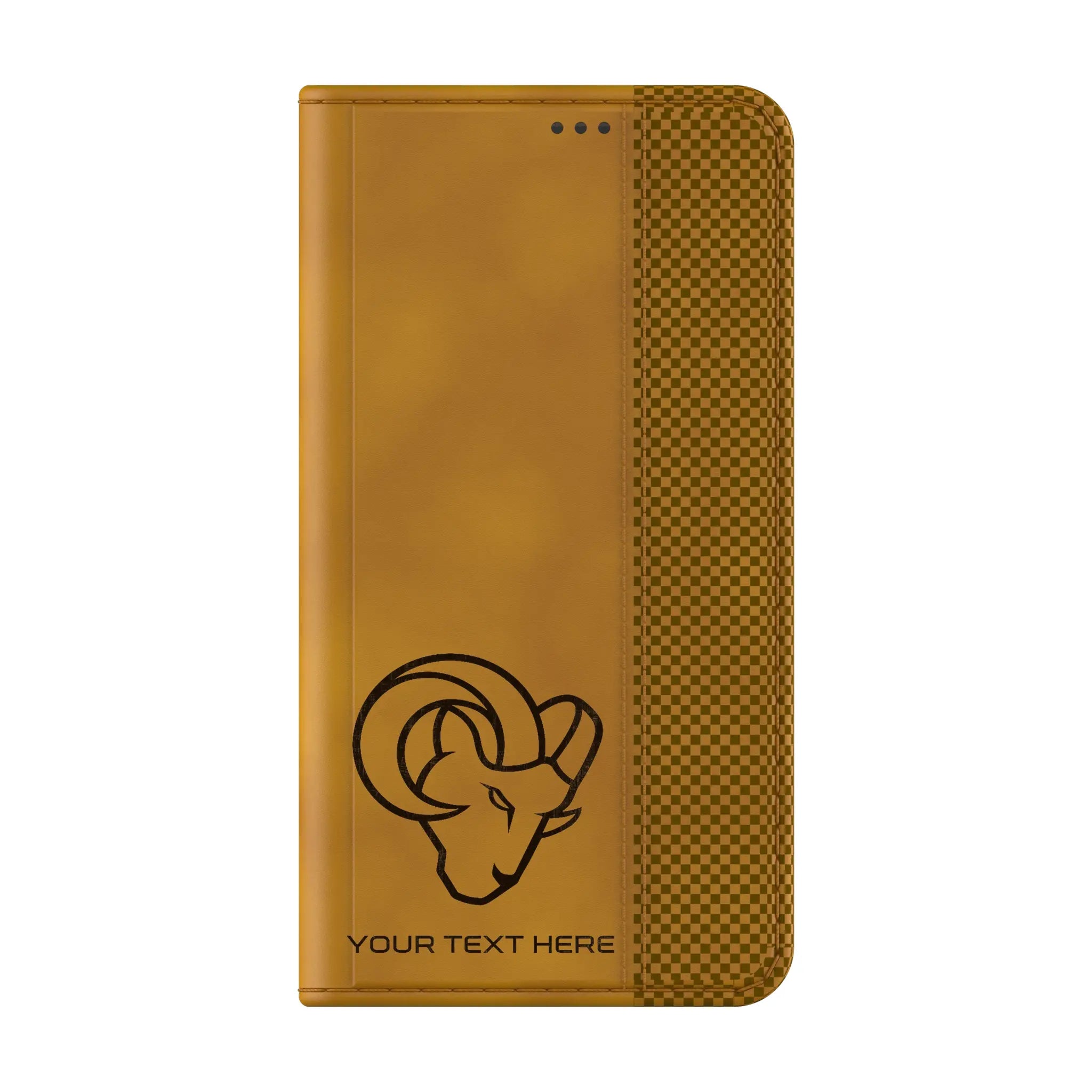 Los Angeles Rams Personalized Burn Galaxy Folio Phone Case for Samsung Galaxy