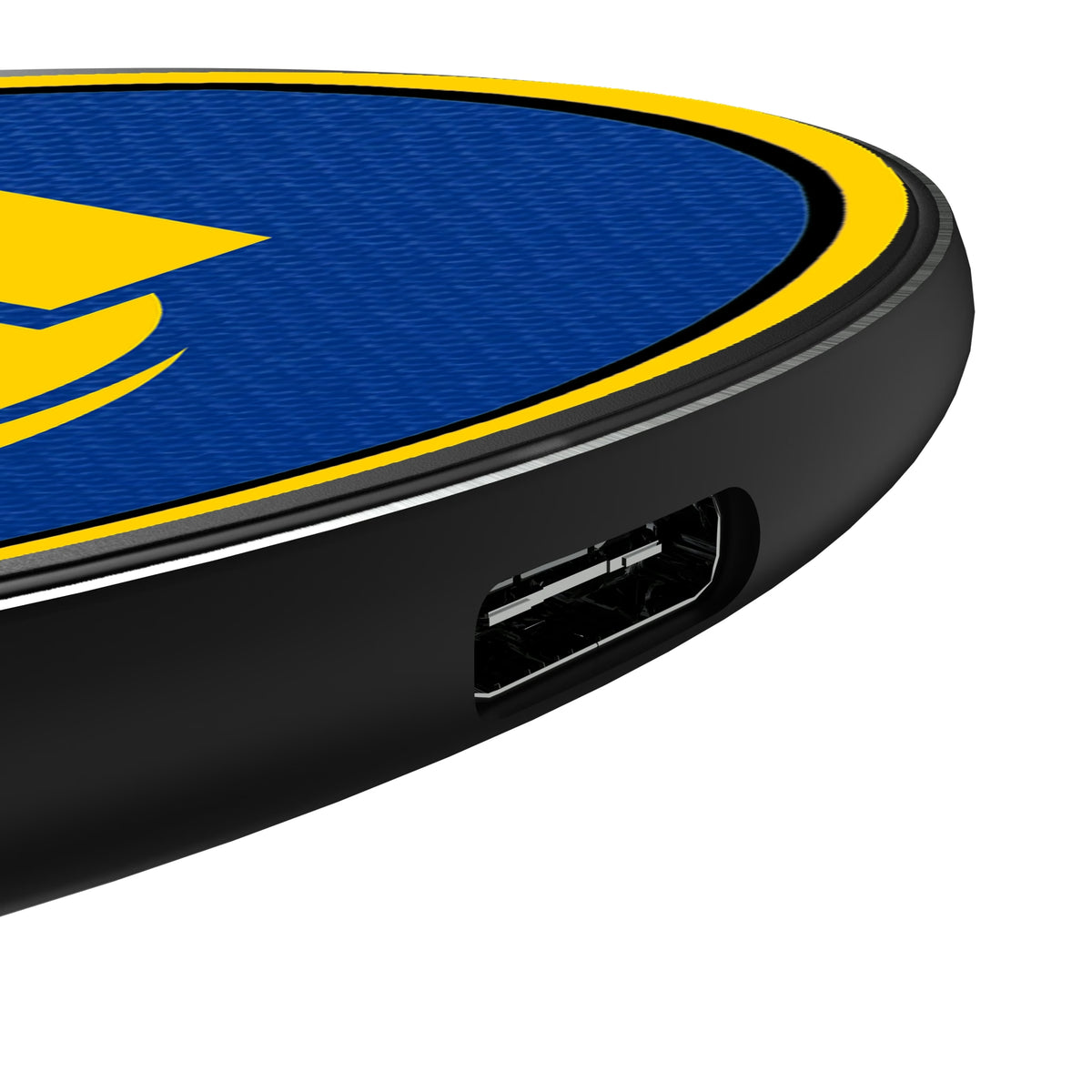 Los Angeles Rams Personalized Endzone Solid 15-Watt Wireless Charger - Detail