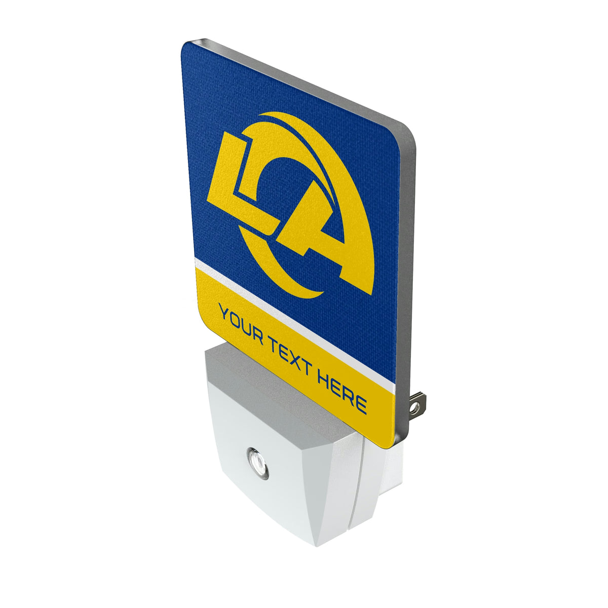 Los Angeles Rams Personalized Endzone Solid Night Light 2-Pack - Isometric View