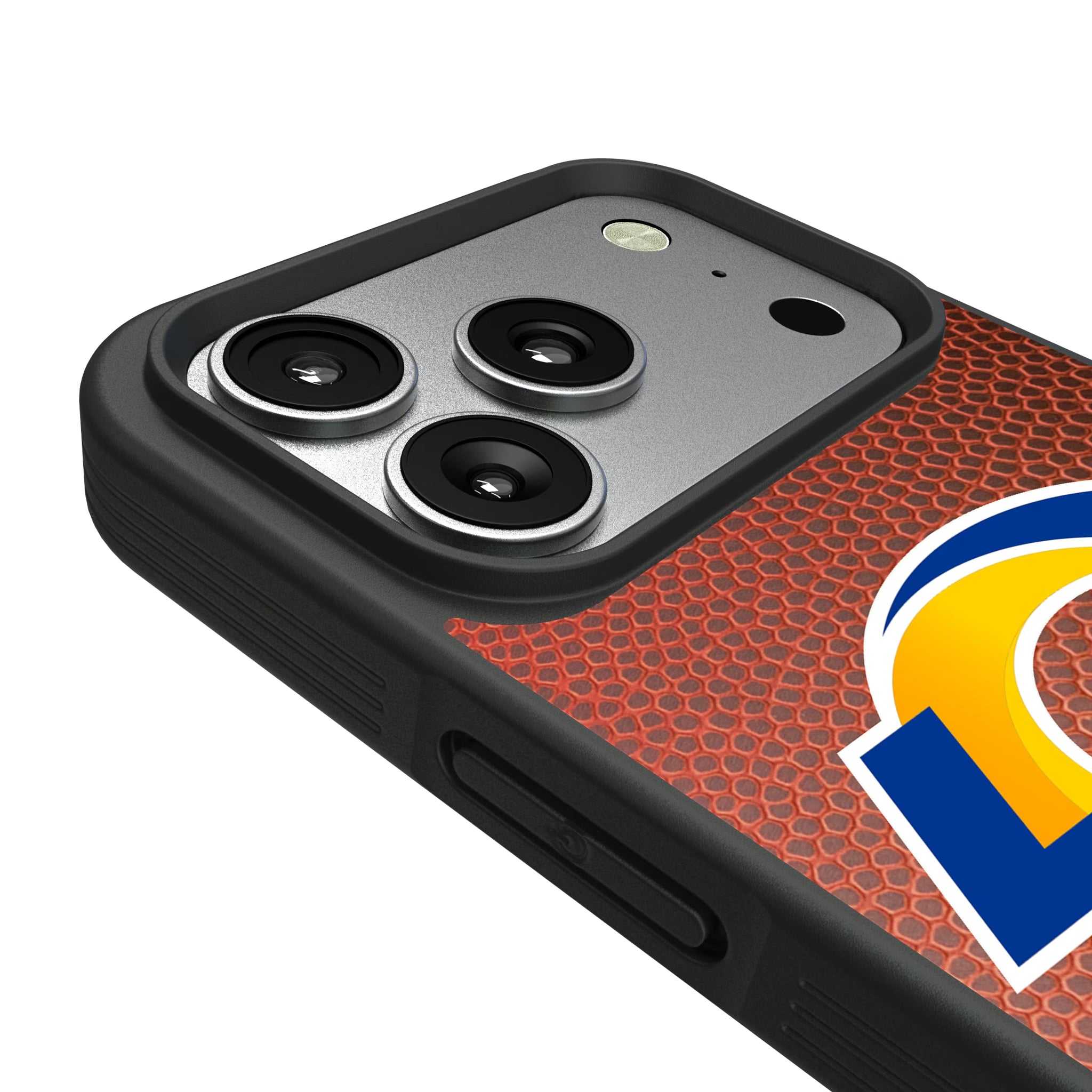 Los Angeles Rams Personalized Football iPhone Bump Phone Case for Apple iPhone - Detail#Device_iPhone 17 Pro
