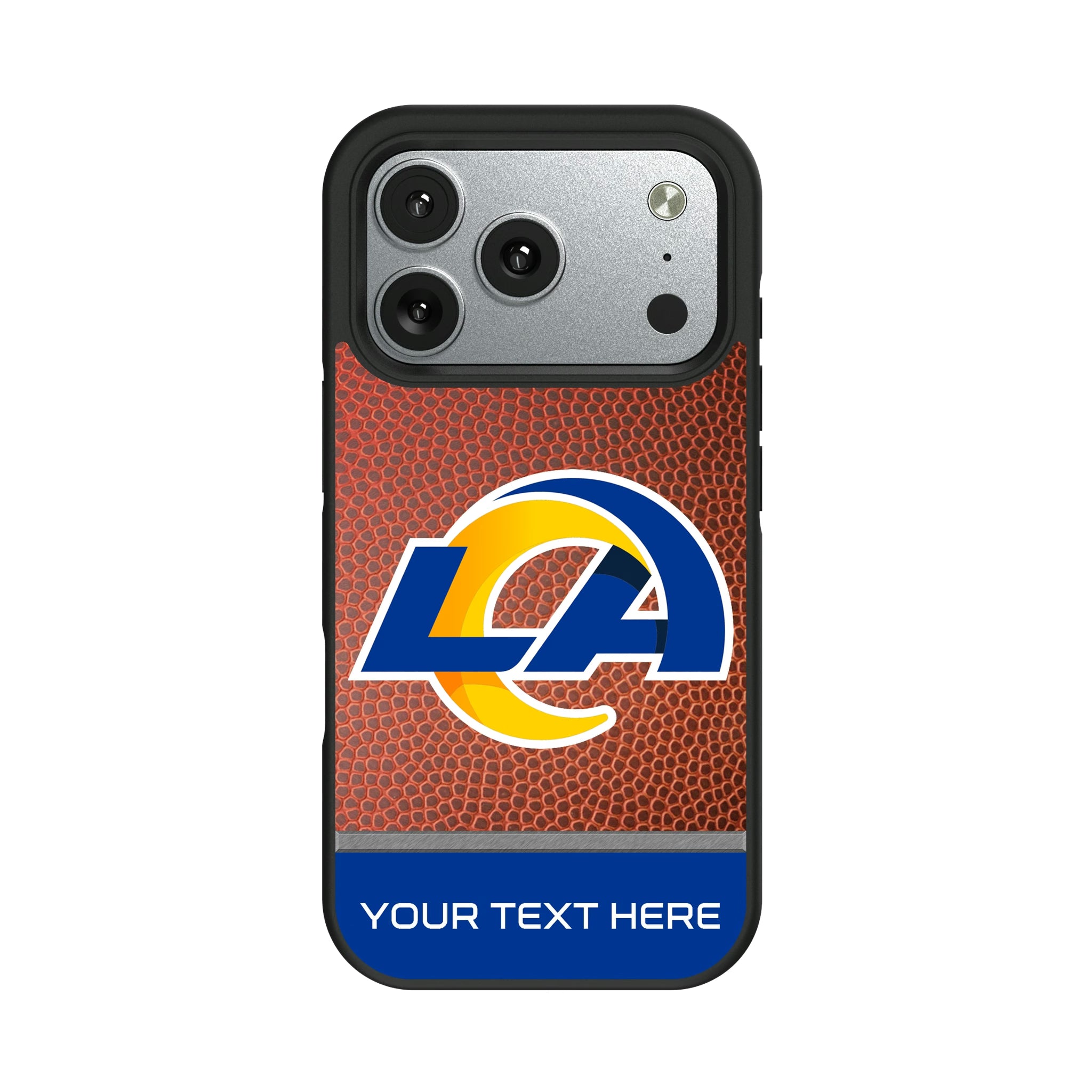 Los Angeles Rams Personalized Football iPhone Bump Phone Case for Apple iPhone#Device_iPhone 17 Pro