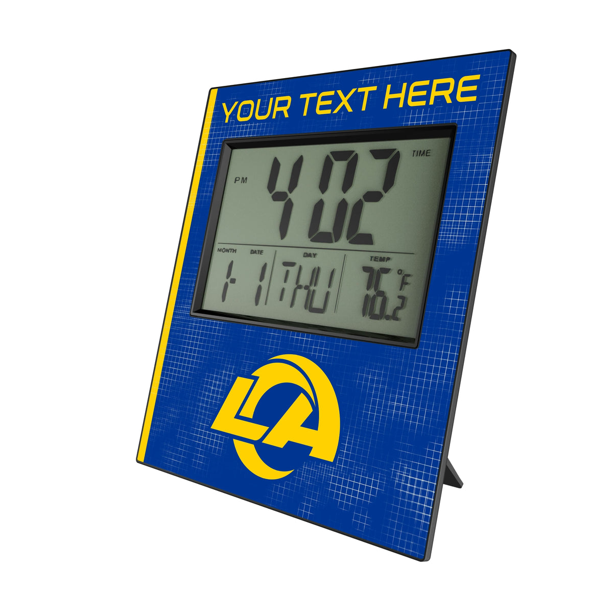 Los Angeles Rams Personalized Hatch Wall Clock