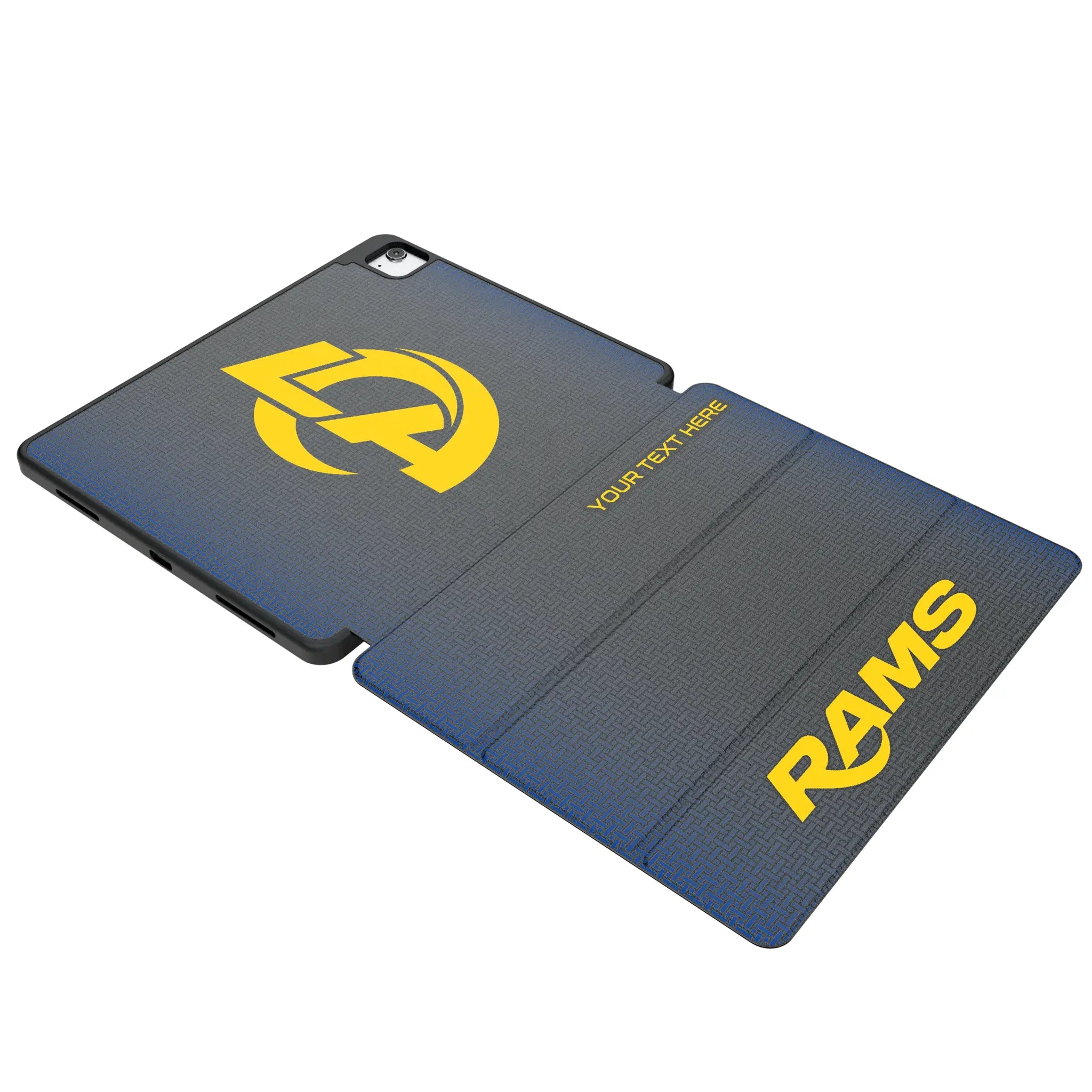 Los Angeles Rams Personalized Linen iPad Tablet Case for Apple iPad