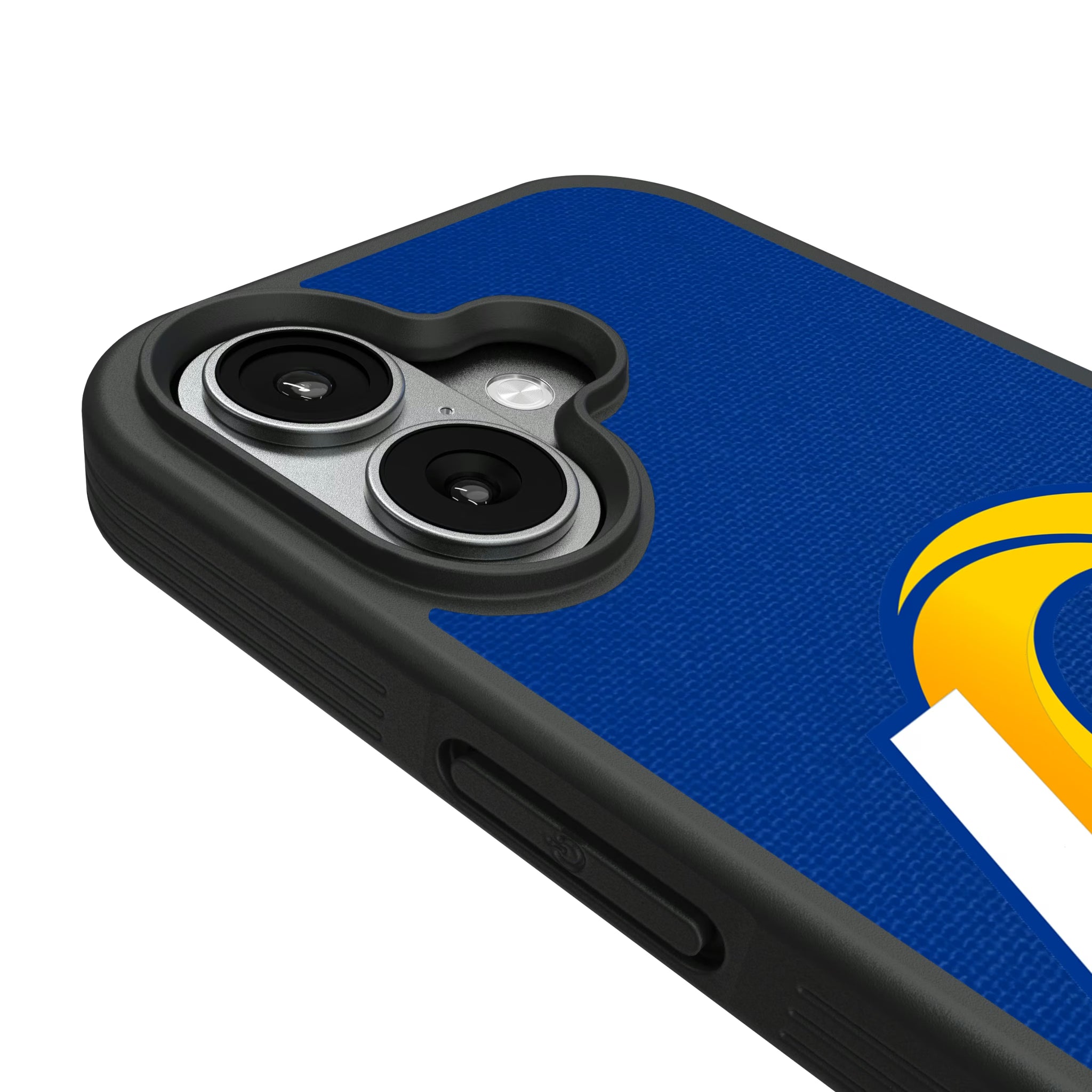 Los Angeles Rams Personalized Stripe iPhone Bump Phone Case for Apple iPhone - Detail#Device_iPhone 17