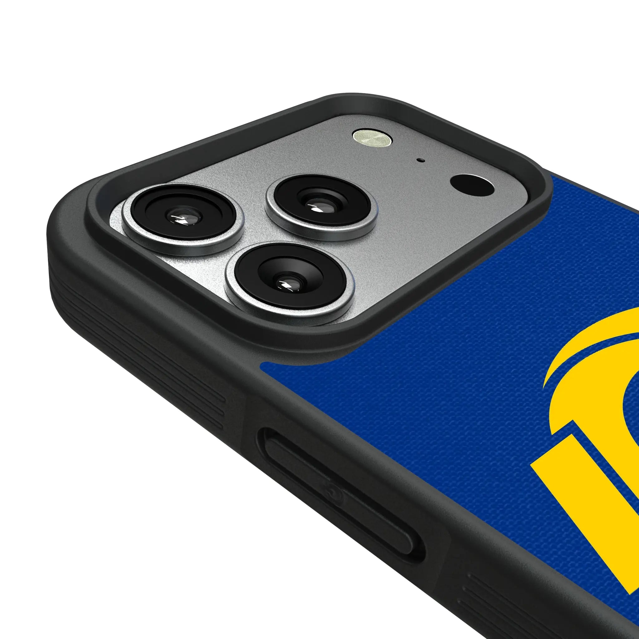 Los Angeles Rams Personalized Stripe iPhone Bump Phone Case for Apple iPhone - Detail#Device_iPhone 17 Pro