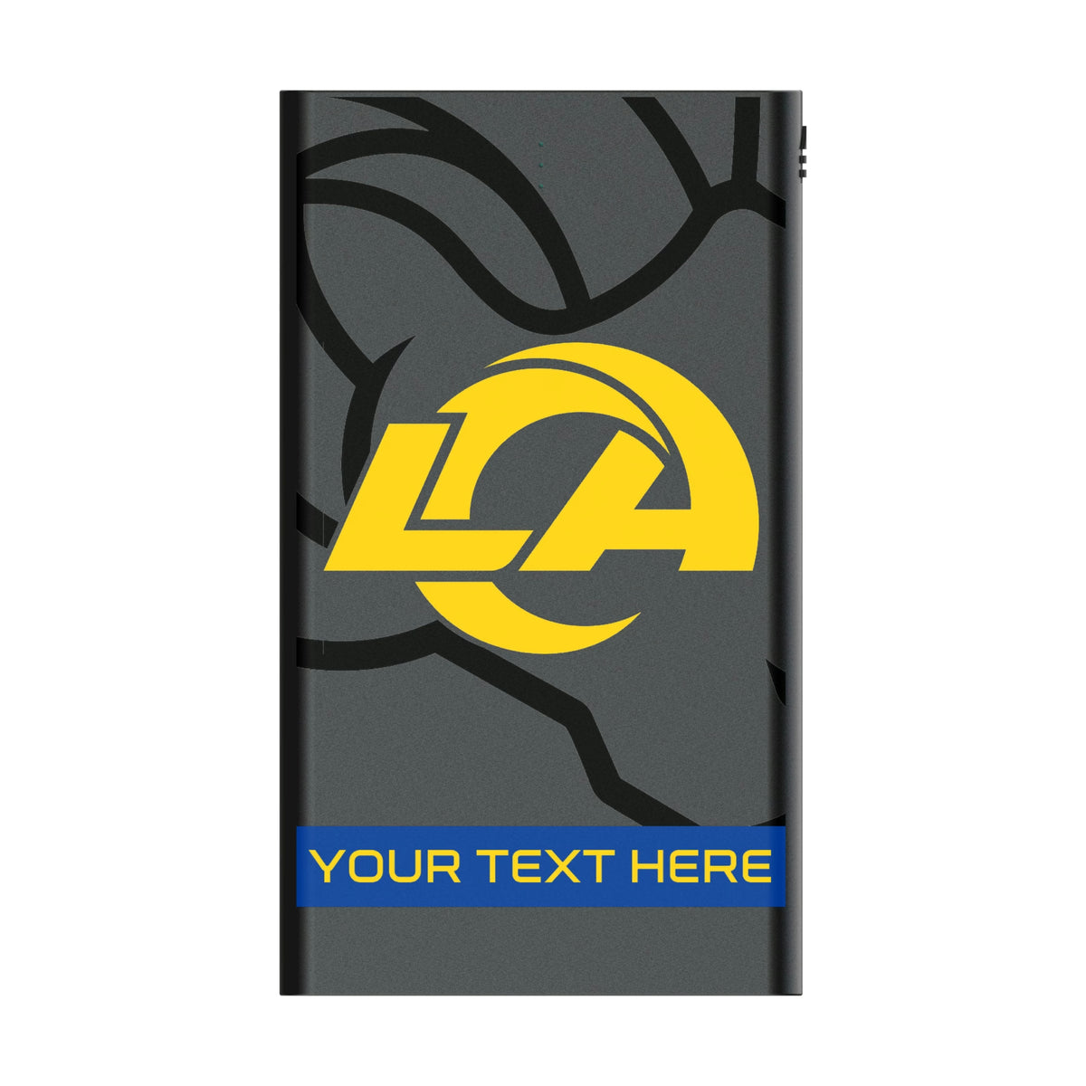 Los Angeles Rams Personalized Tilt 5000mAh Flat Powerbank