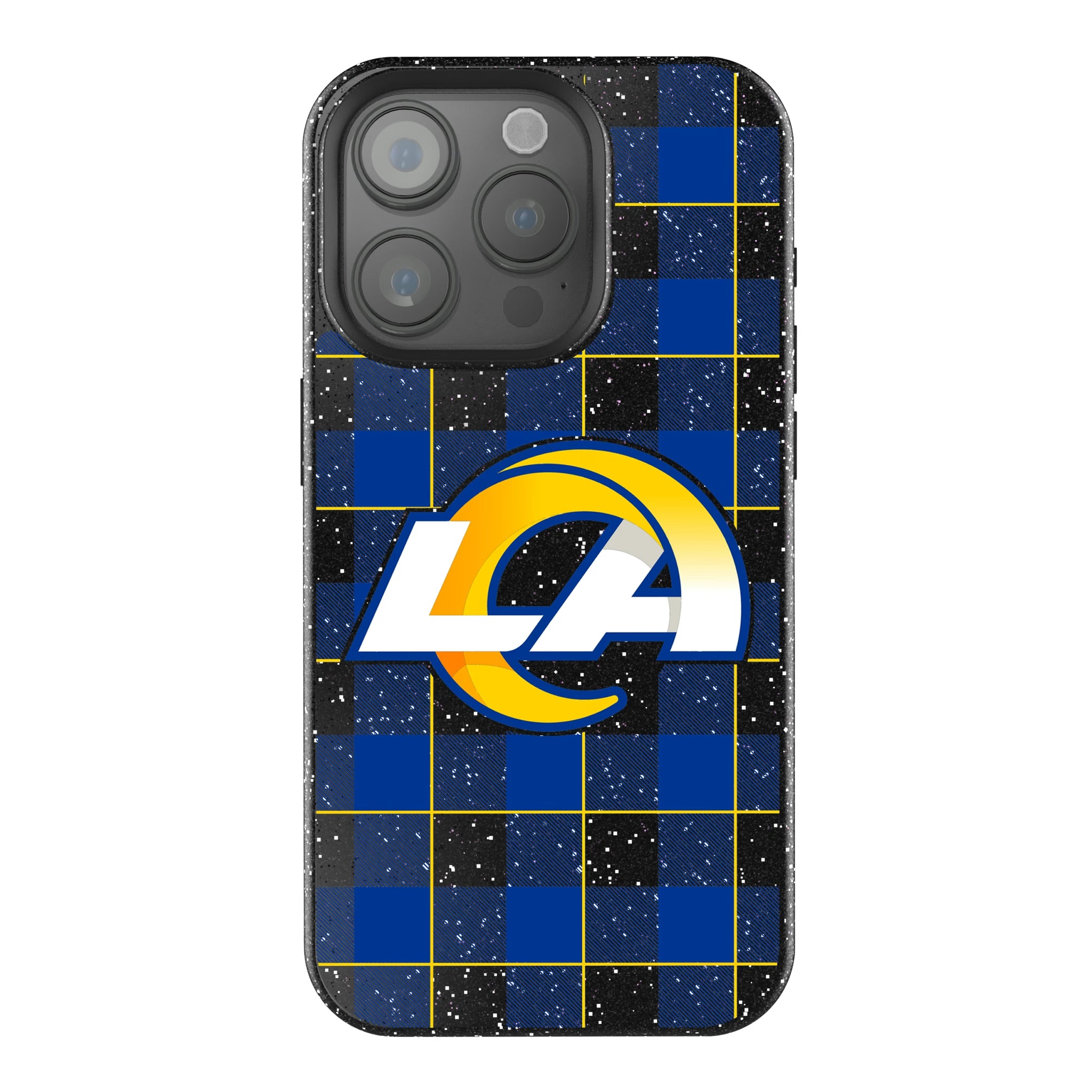 Los Angeles Rams Plaid iPhone Bling Phone Case for Apple iPhone