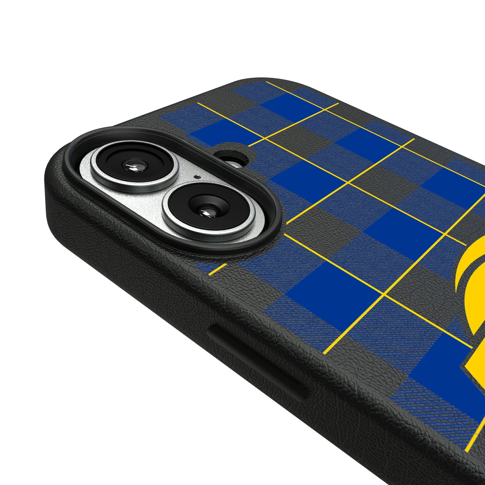 Los Angeles Rams Plaid iPhone MagSafe Compatible Phone Case for Apple iPhone - Detail#Device_iPhone 17