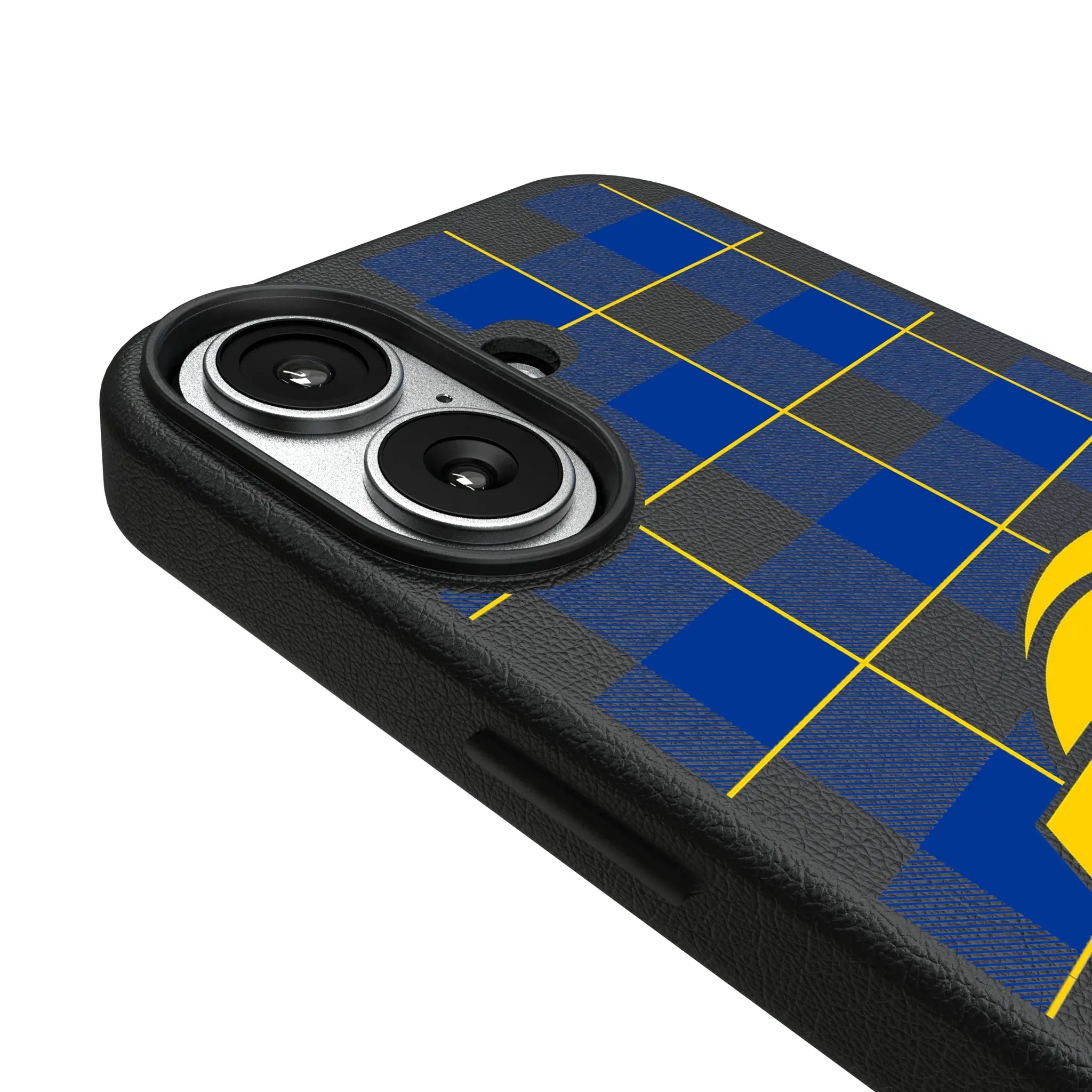 Los Angeles Rams Plaid iPhone MagSafe Compatible Phone Case for Apple iPhone - Detail#Device_iPhone 17