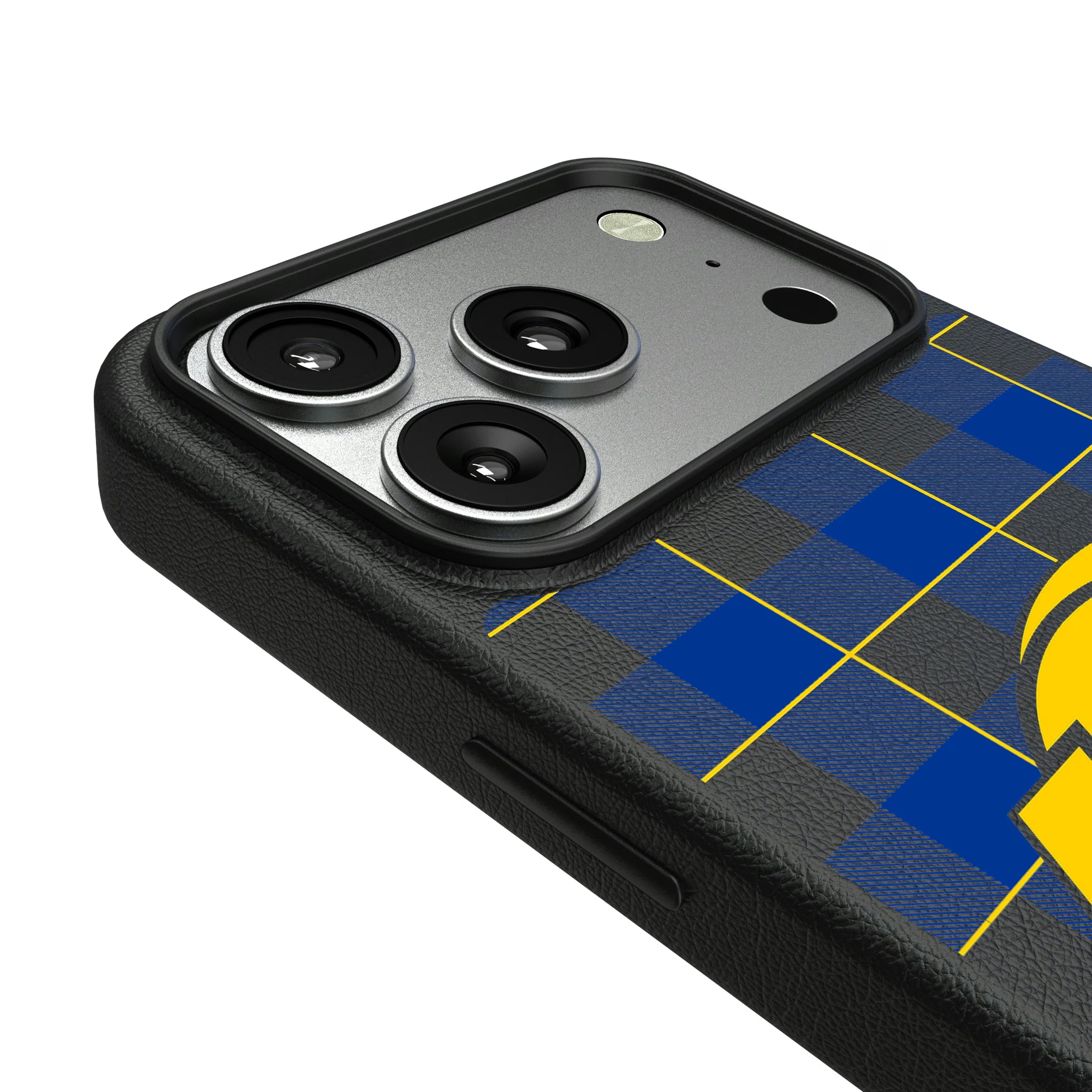 Los Angeles Rams Plaid iPhone MagSafe Compatible Phone Case for Apple iPhone - Detail#Device_iPhone 17 Pro