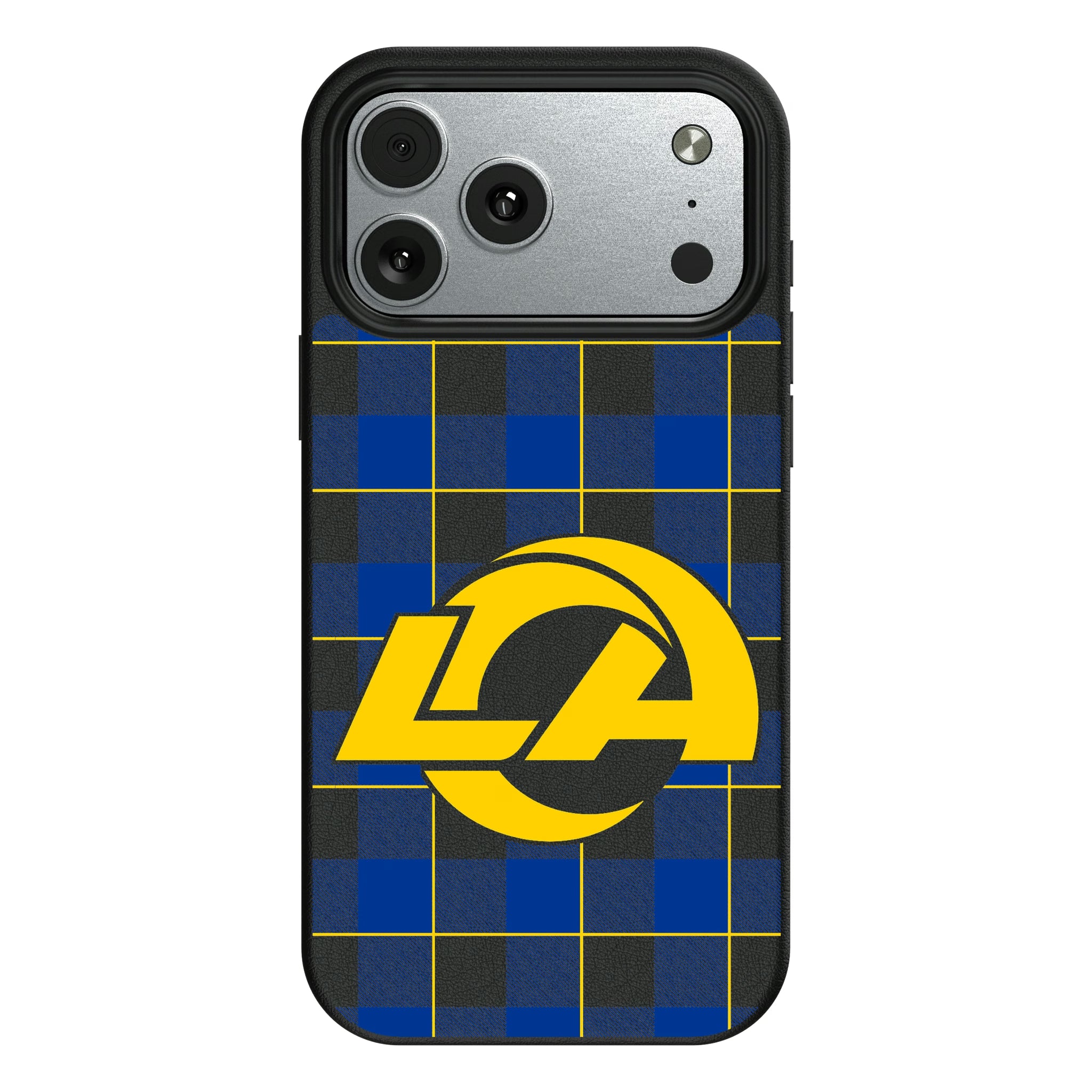 Los Angeles Rams Plaid iPhone MagSafe Compatible Phone Case for Apple iPhone#Device_iPhone 17 Pro Max
