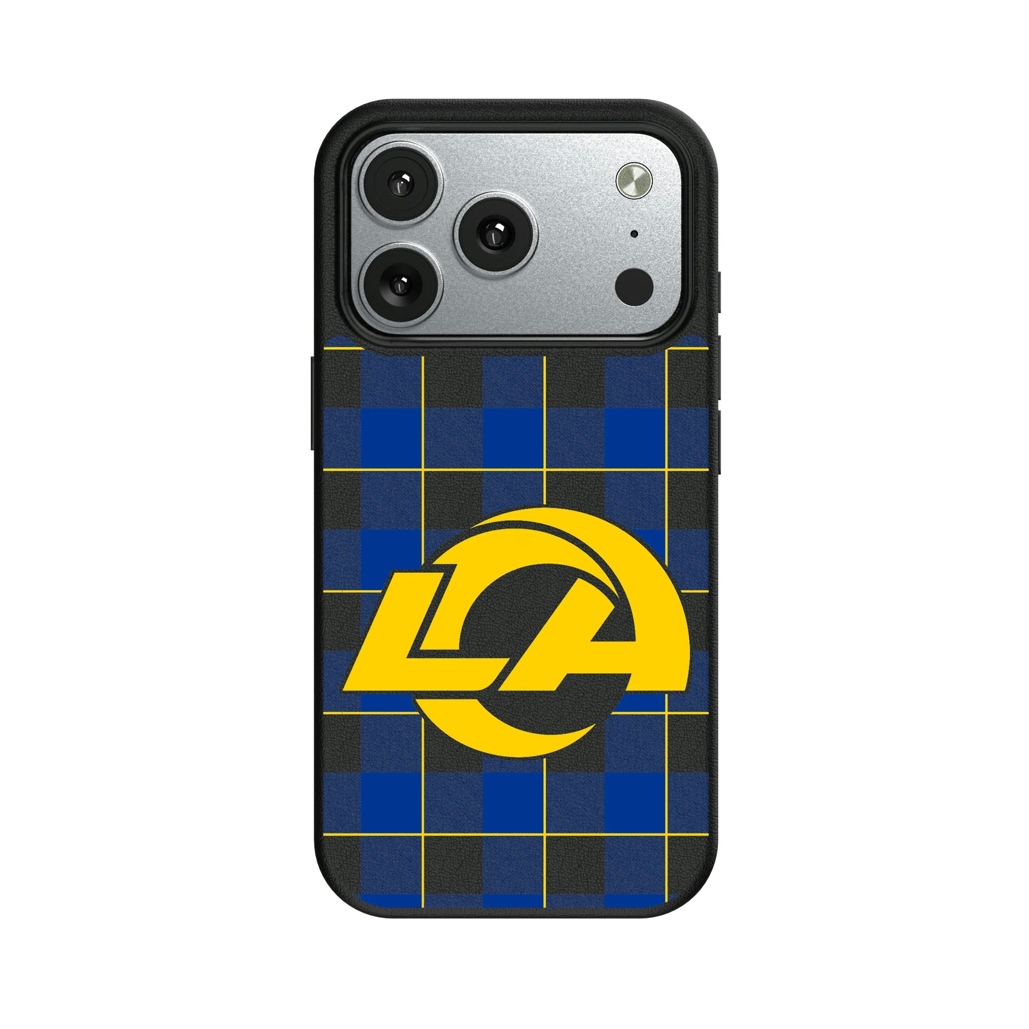 Los Angeles Rams Plaid iPhone MagSafe Compatible Phone Case for Apple iPhone#Device_iPhone 17 Pro