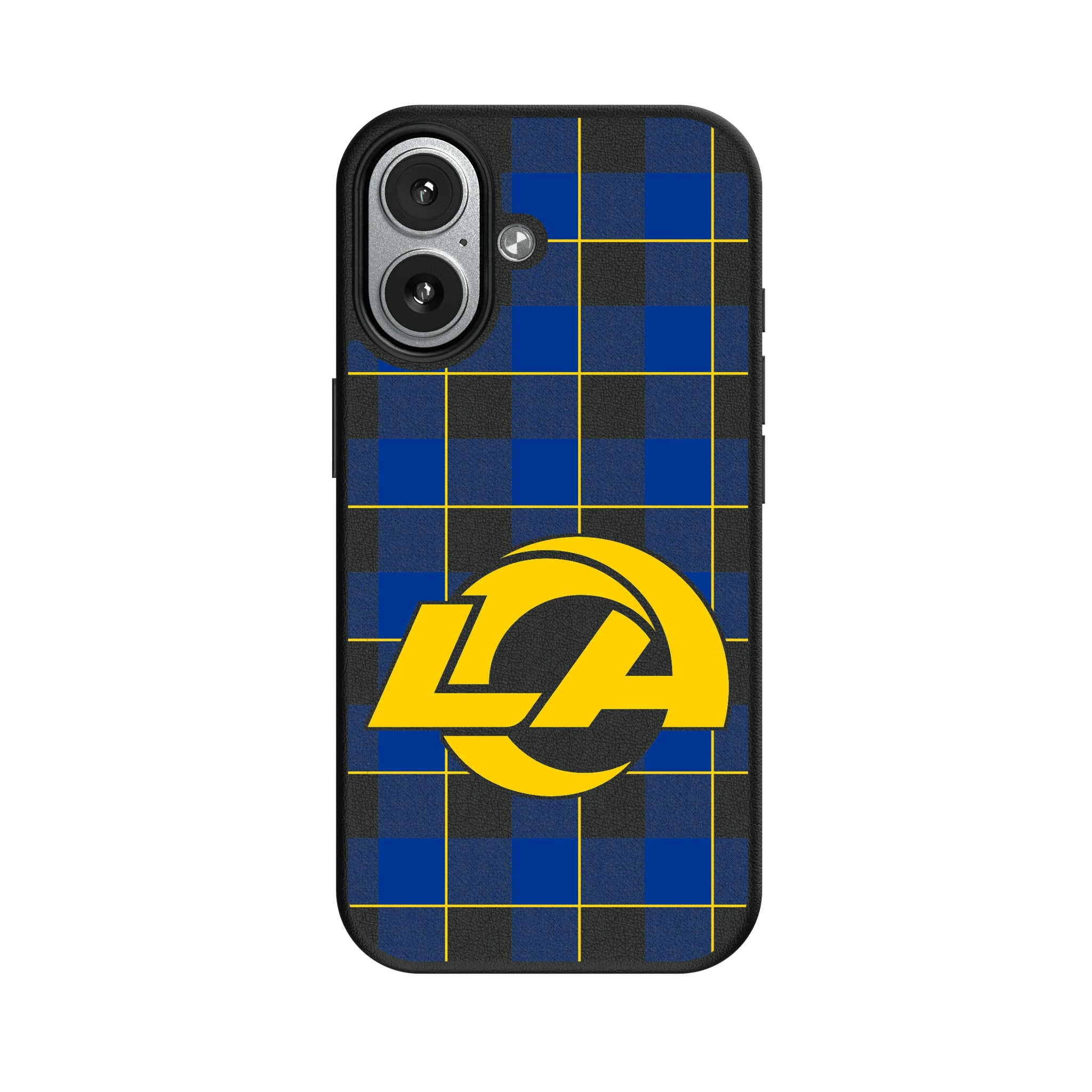 Los Angeles Rams Plaid iPhone MagSafe Compatible Phone Case for Apple iPhone#Device_iPhone 17