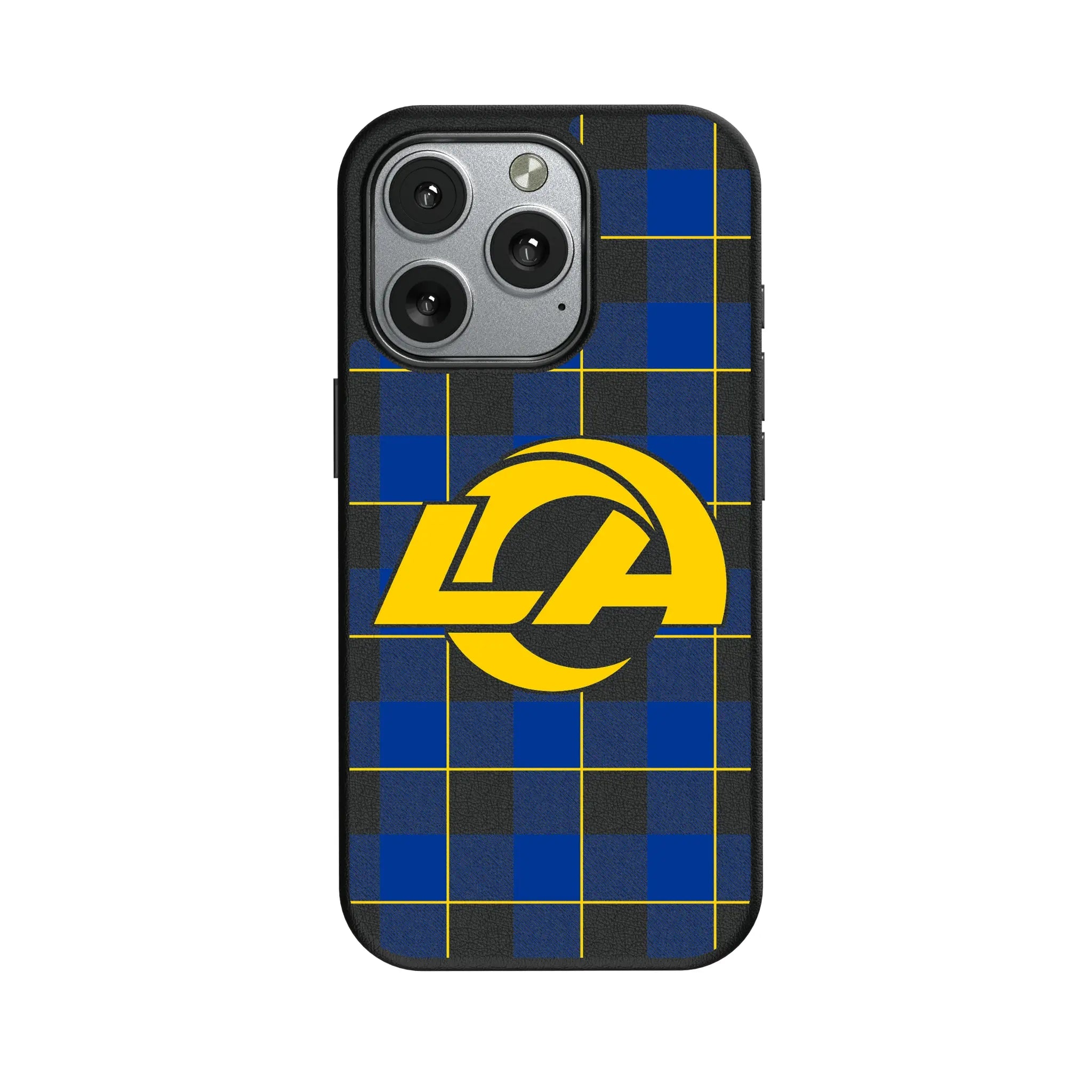 Los Angeles Rams Plaid iPhone MagSafe Compatible Phone Case for Apple iPhone