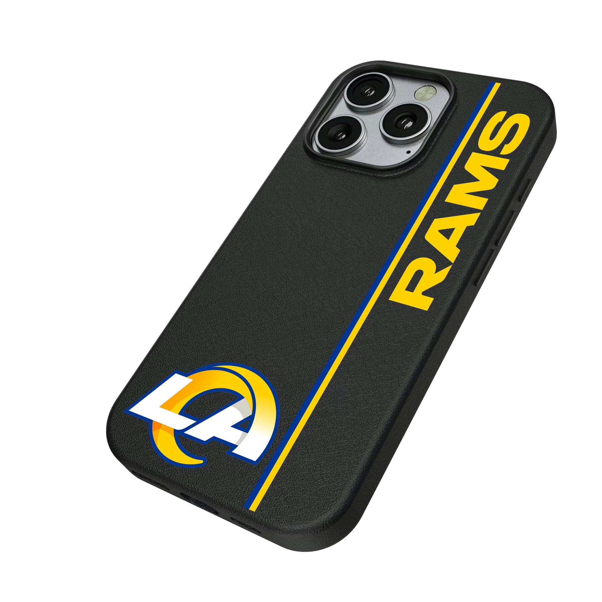 Los Angeles Rams Sidebar iPhone MagSafe Compatible Phone Case for Apple iPhone - Isometric View