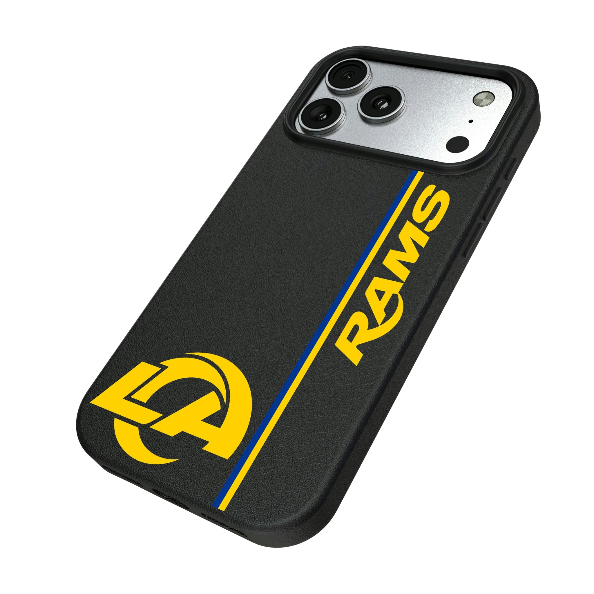 Los Angeles Rams Sidebar iPhone MagSafe Compatible Phone Case for Apple iPhone - Isometric View#Device_iPhone 17 Pro Max