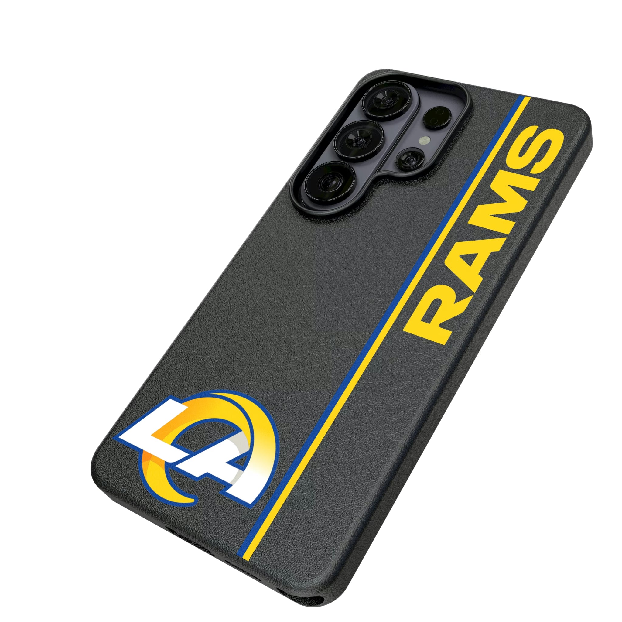 Los Angeles Rams Sidebar Galaxy MagSafe Compatible Phone Case for Samsung Galaxy - Isometric View