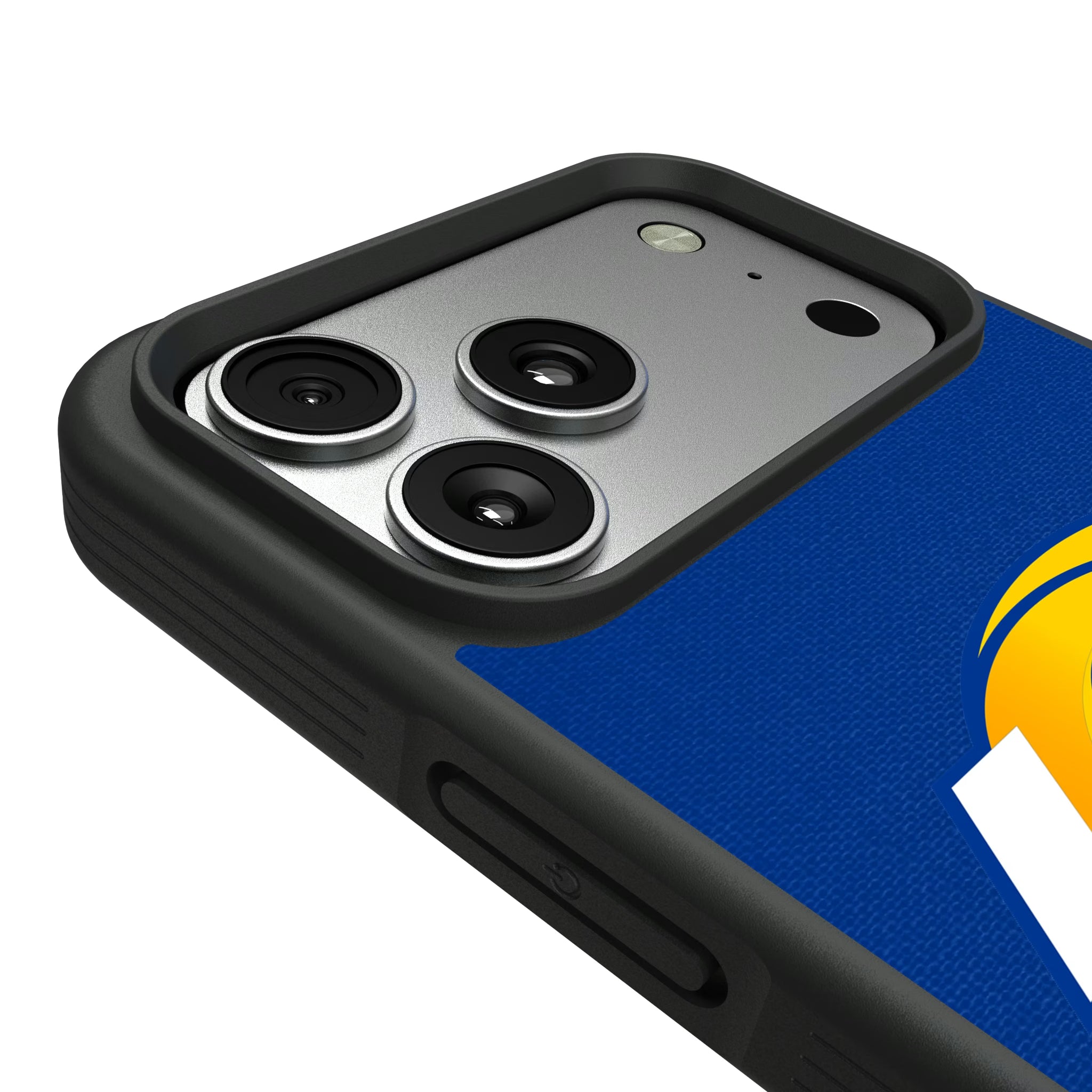 Los Angeles Rams Stripe iPhone Bump Phone Case for Apple iPhone - Detail#Device_iPhone 17 Pro Max