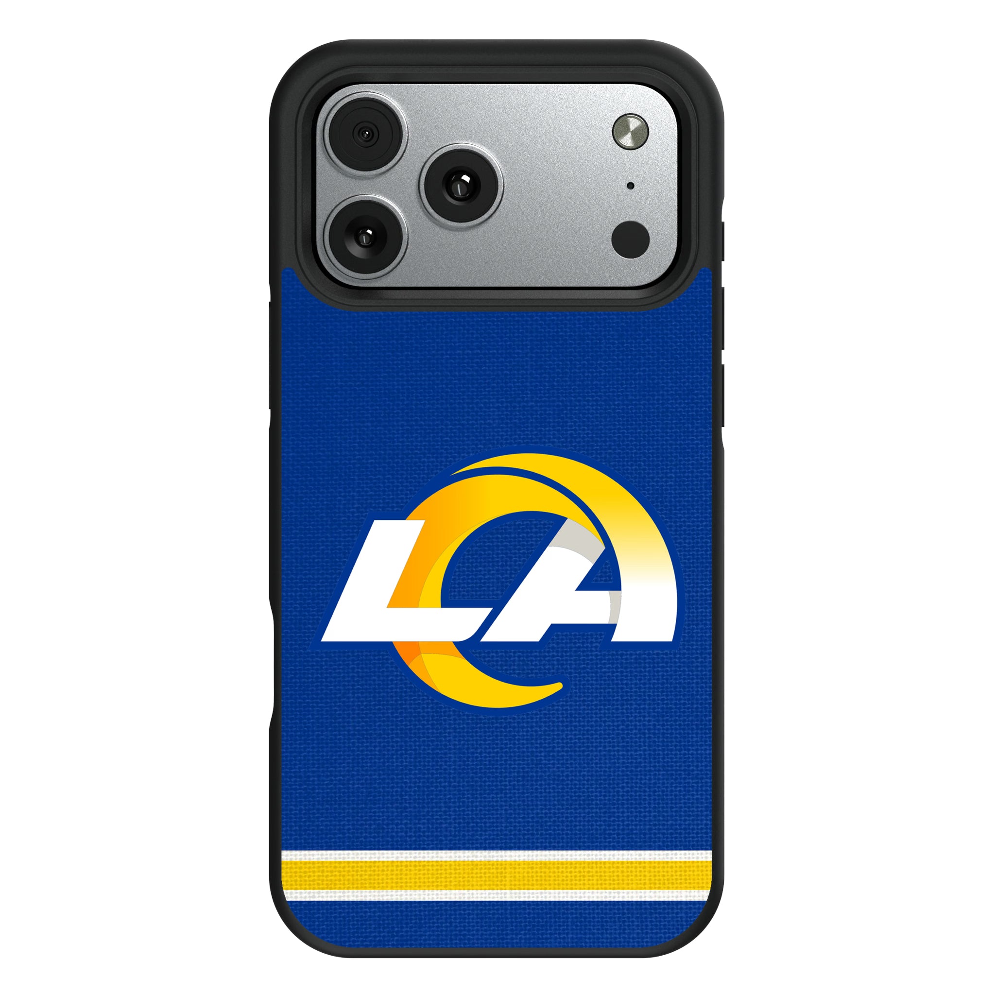 Los Angeles Rams Stripe iPhone Bump Phone Case for Apple iPhone#Device_iPhone 17 Pro Max
