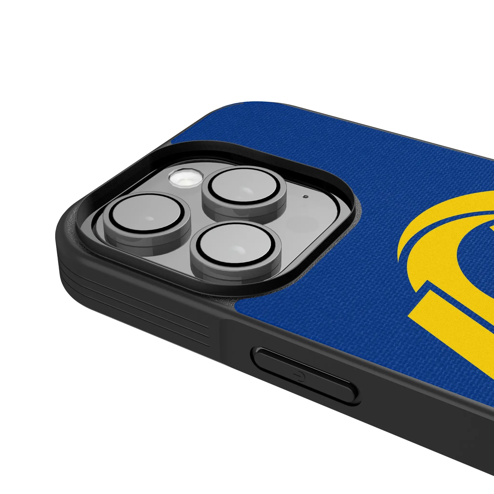 Los Angeles Rams Stripe iPhone Bump Phone Case for Apple iPhone - Detail
