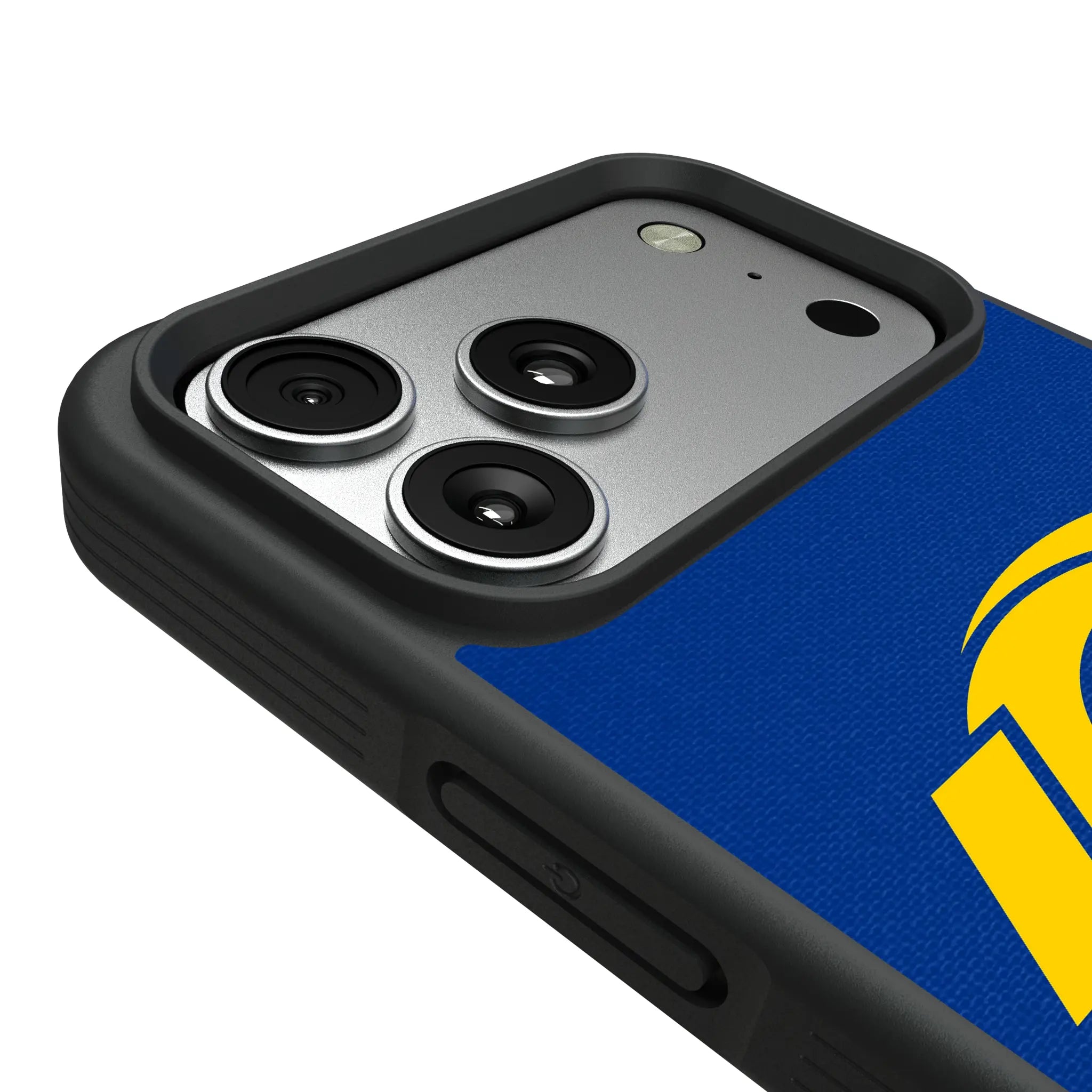 Los Angeles Rams Stripe iPhone Bump Phone Case for Apple iPhone - Detail#Device_iPhone 17 Pro Max