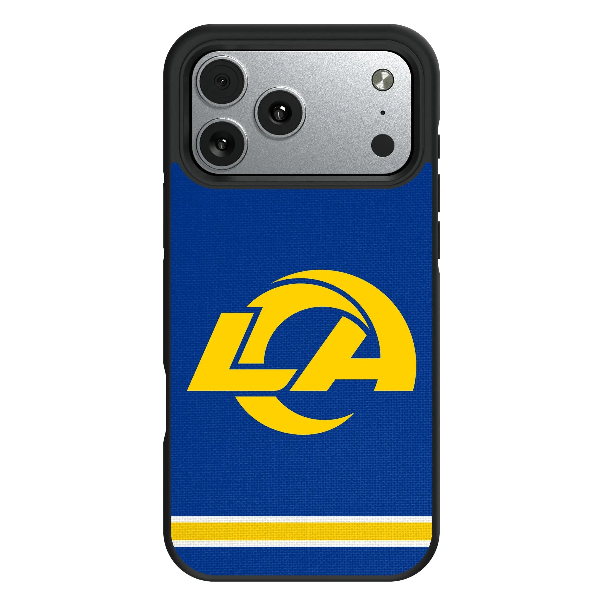 Los Angeles Rams Stripe iPhone Bump Phone Case for Apple iPhone#Device_iPhone 17 Pro Max