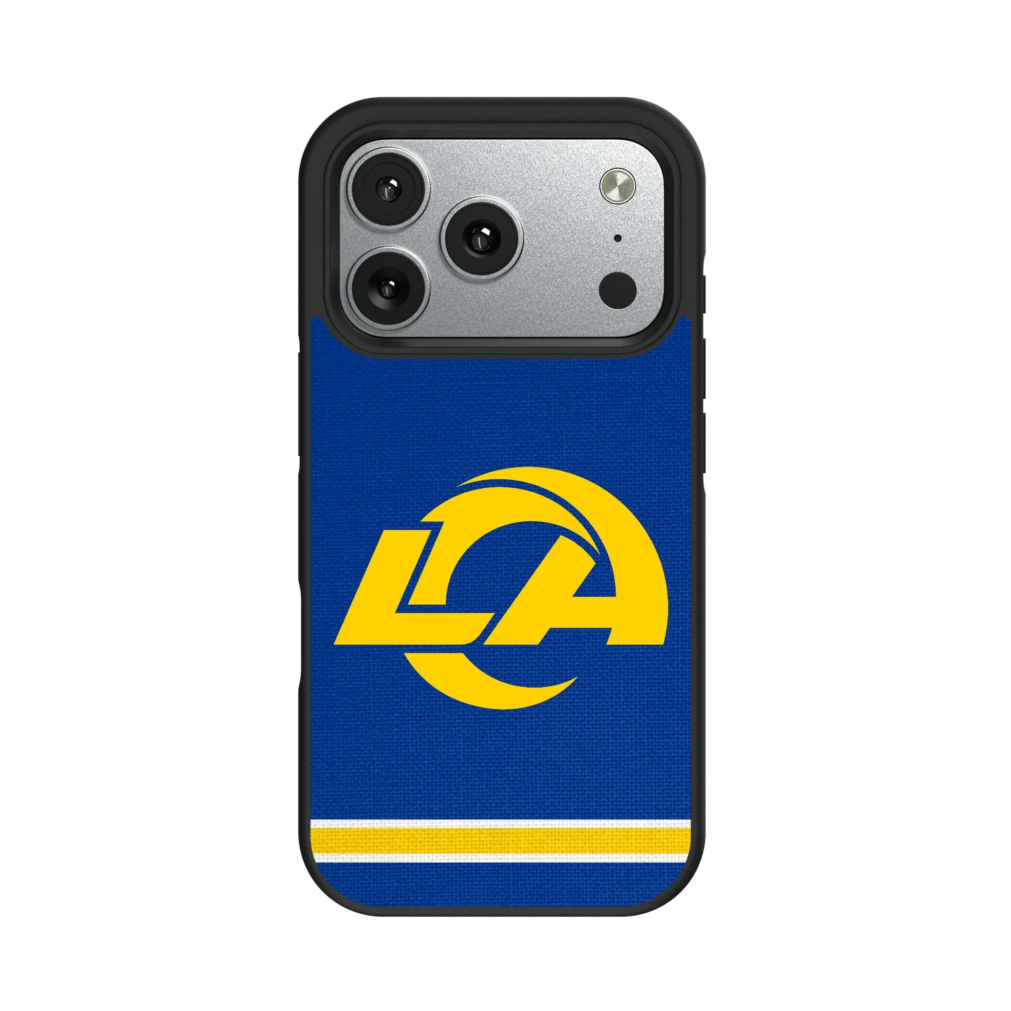 Los Angeles Rams Stripe iPhone Bump Phone Case for Apple iPhone#Device_iPhone 17 Pro
