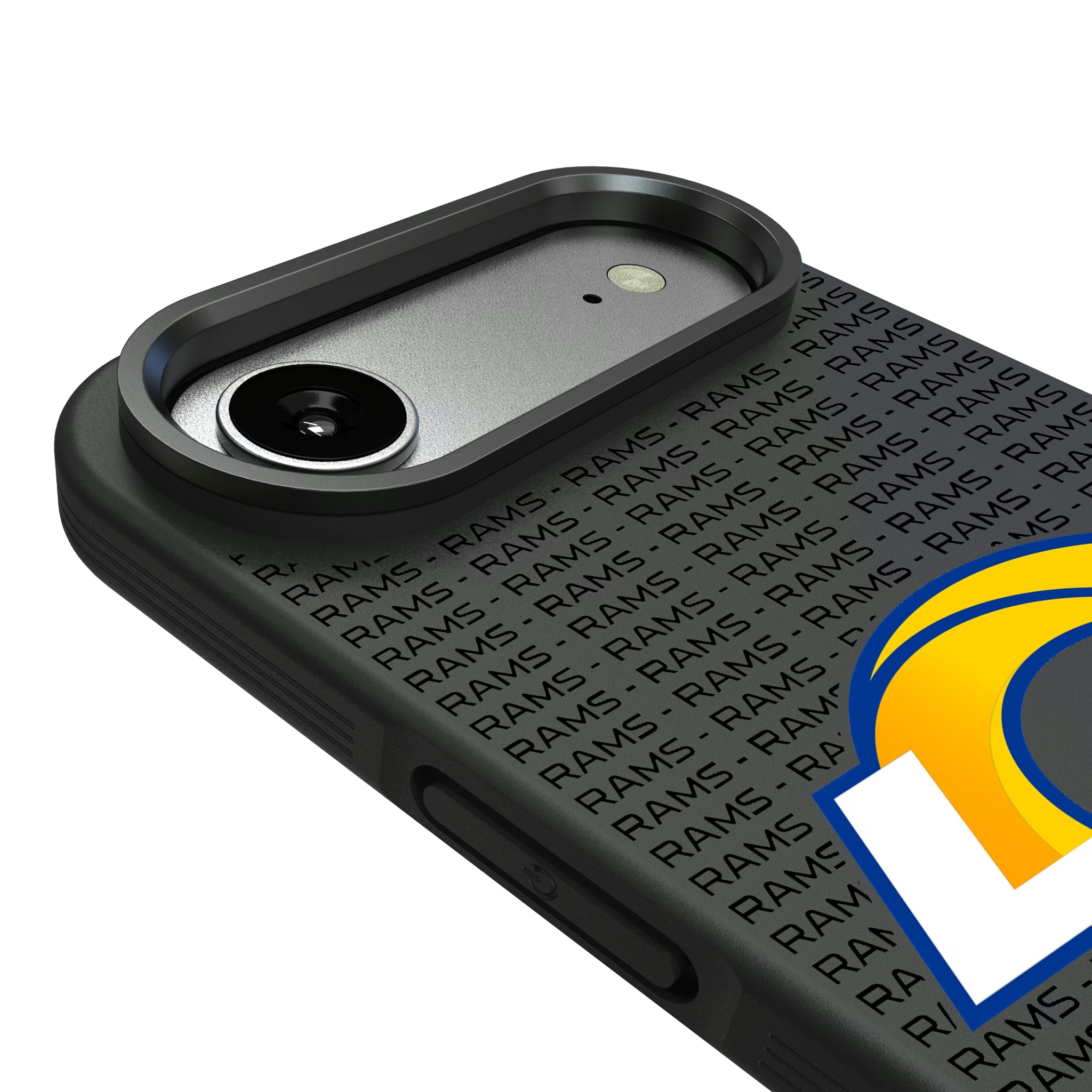 Los Angeles Rams Text Backdrop iPhone Bump Phone Case for Apple iPhone - Detail#Device_iPhone Air