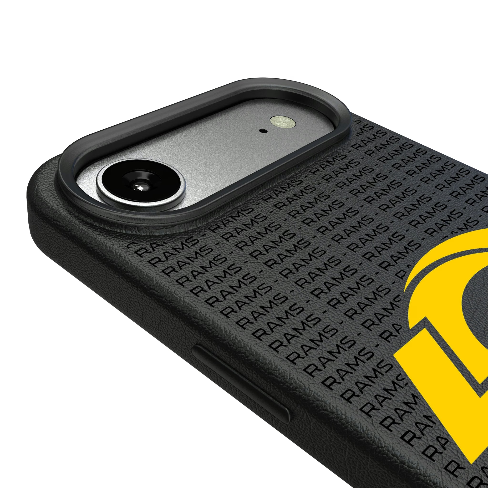 Los Angeles Rams Text Backdrop iPhone MagSafe Compatible Phone Case for Apple iPhone - Detail#Device_iPhone Air