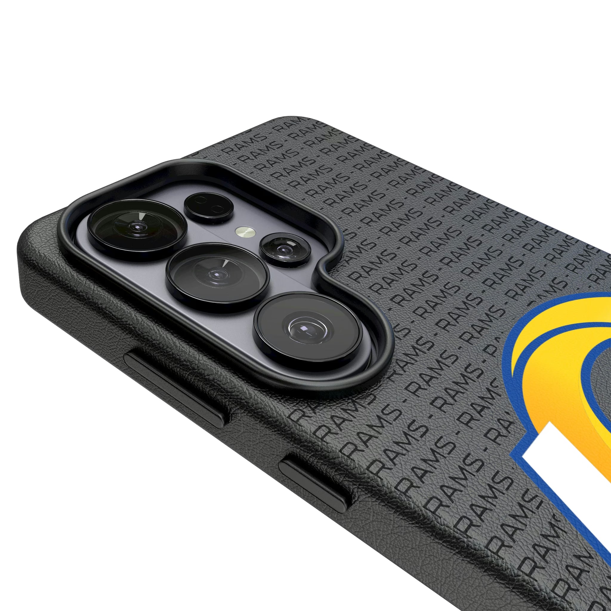 Los Angeles Rams Text Backdrop Galaxy MagSafe Compatible Phone Case for Samsung Galaxy - Detail