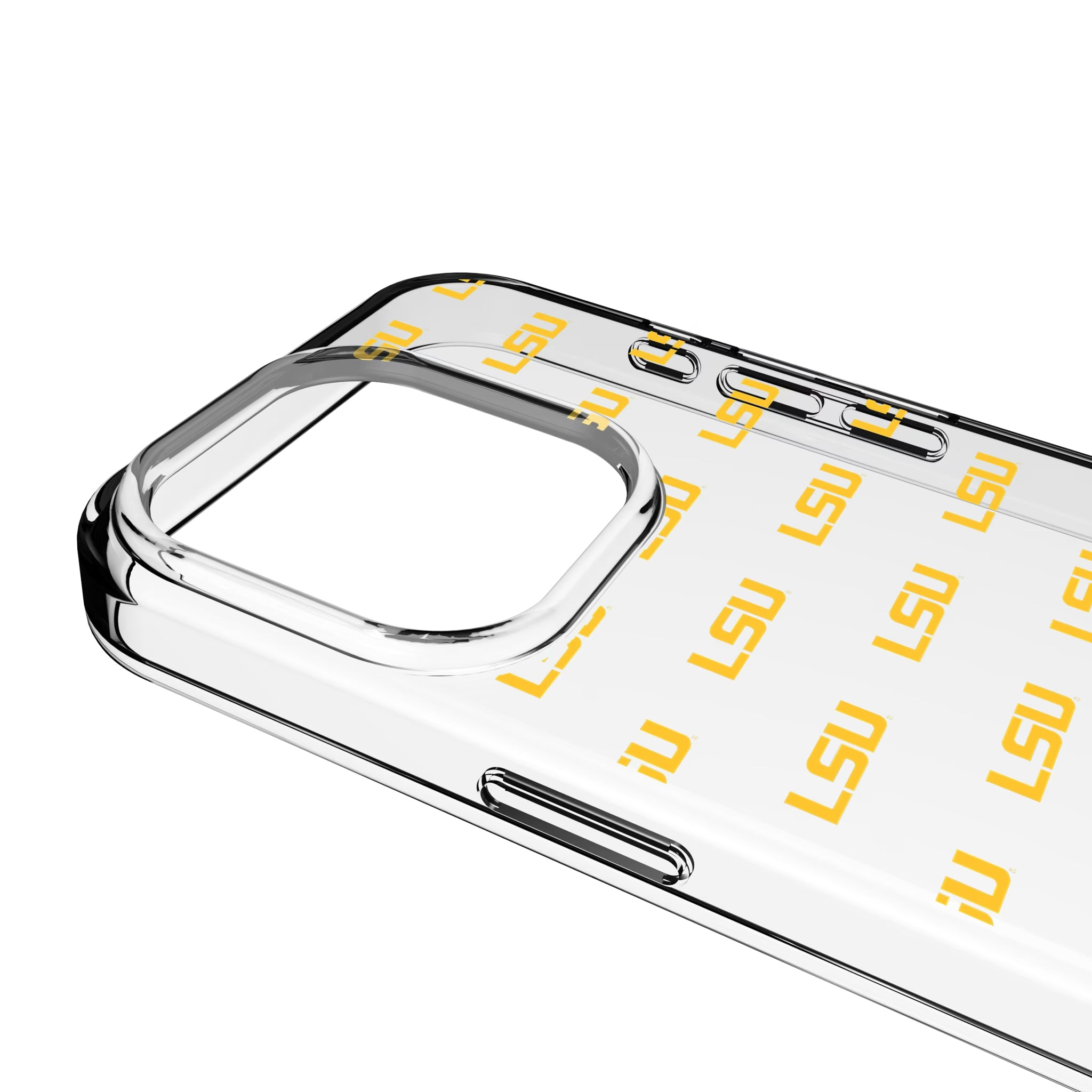 Louisiana State University Tigers Fashion Pattern iPhone Clear Phone Case for Apple iPhone - Detail