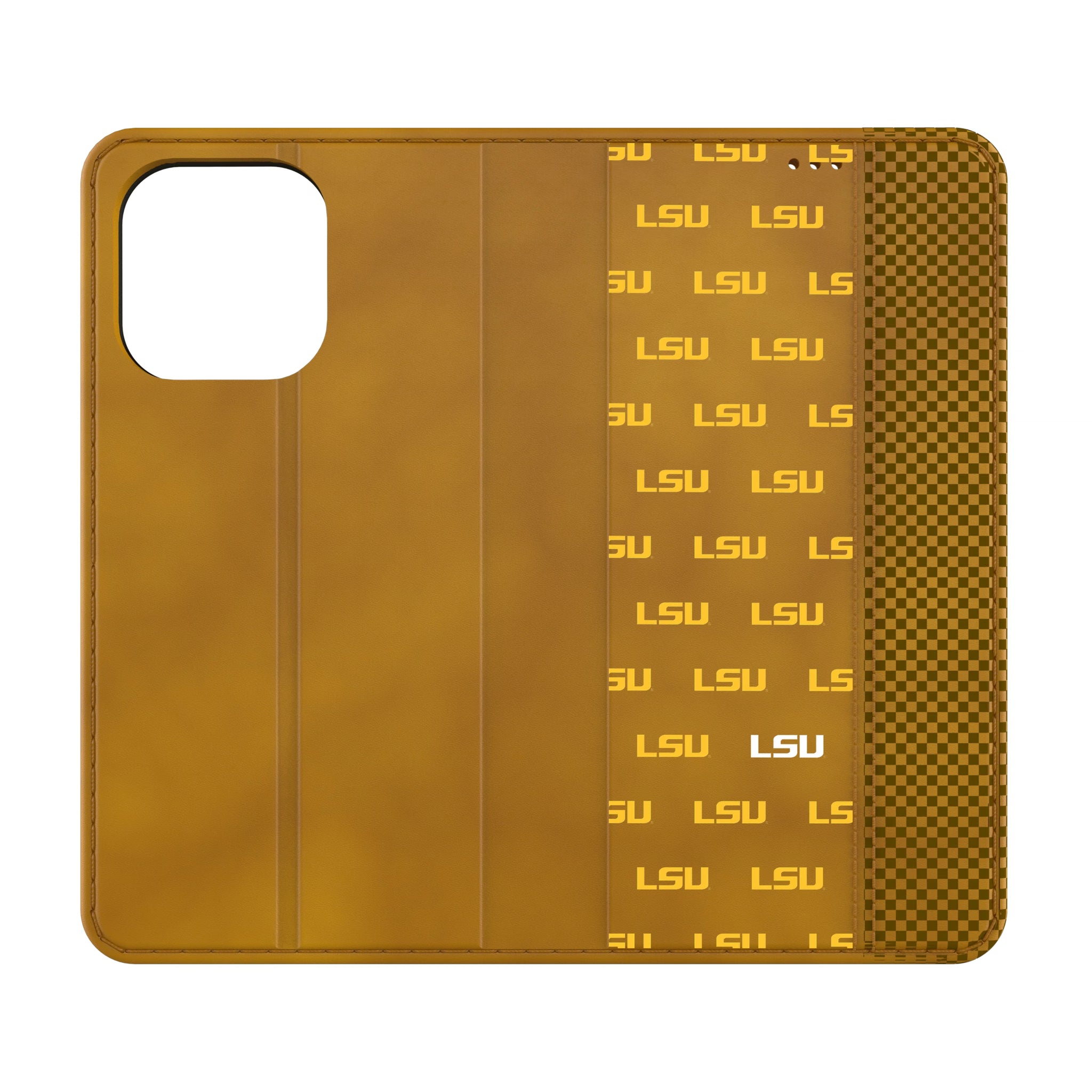Louisiana State University Tigers Fashion Pattern iPhone Folio Phone Case for Apple iPhone