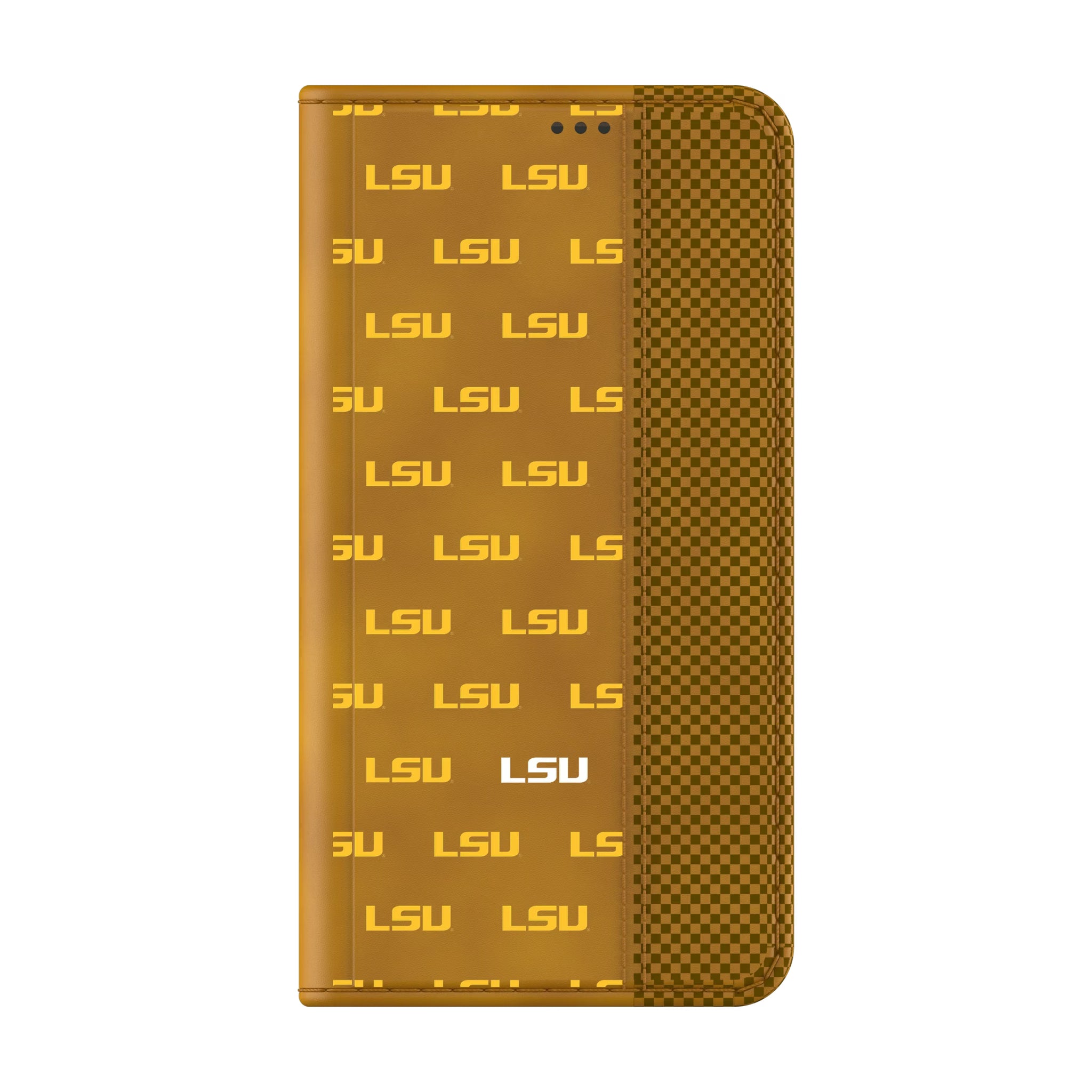 Louisiana State University Tigers Fashion Pattern Galaxy Folio Phone Case for Samsung Galaxy