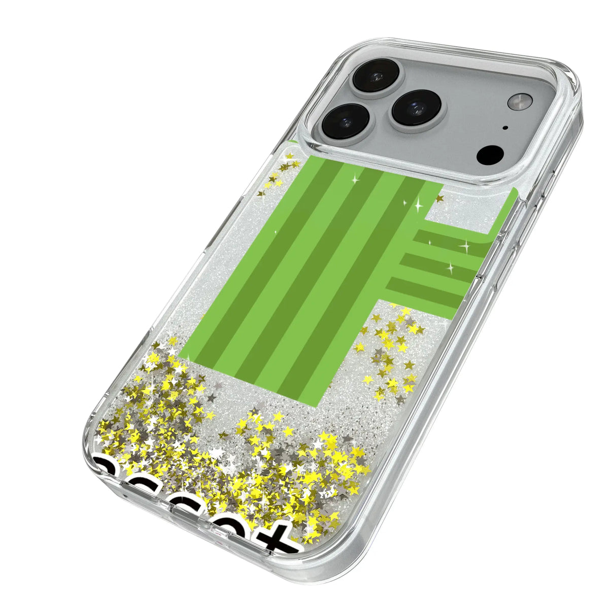 Louisiana State University Tigers Fashion Pattern iPhone Glitter Phone Case for Apple iPhone - Isometric View#Device_iPhone 18 Pro