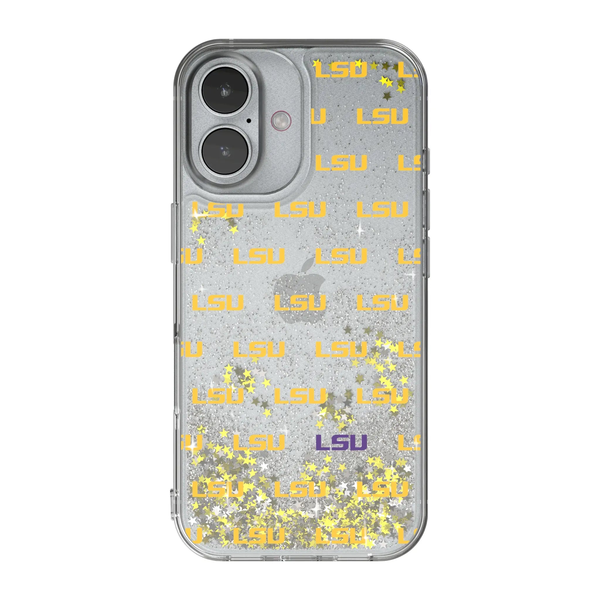 Louisiana State University Tigers Fashion Pattern iPhone Glitter Phone Case for Apple iPhone