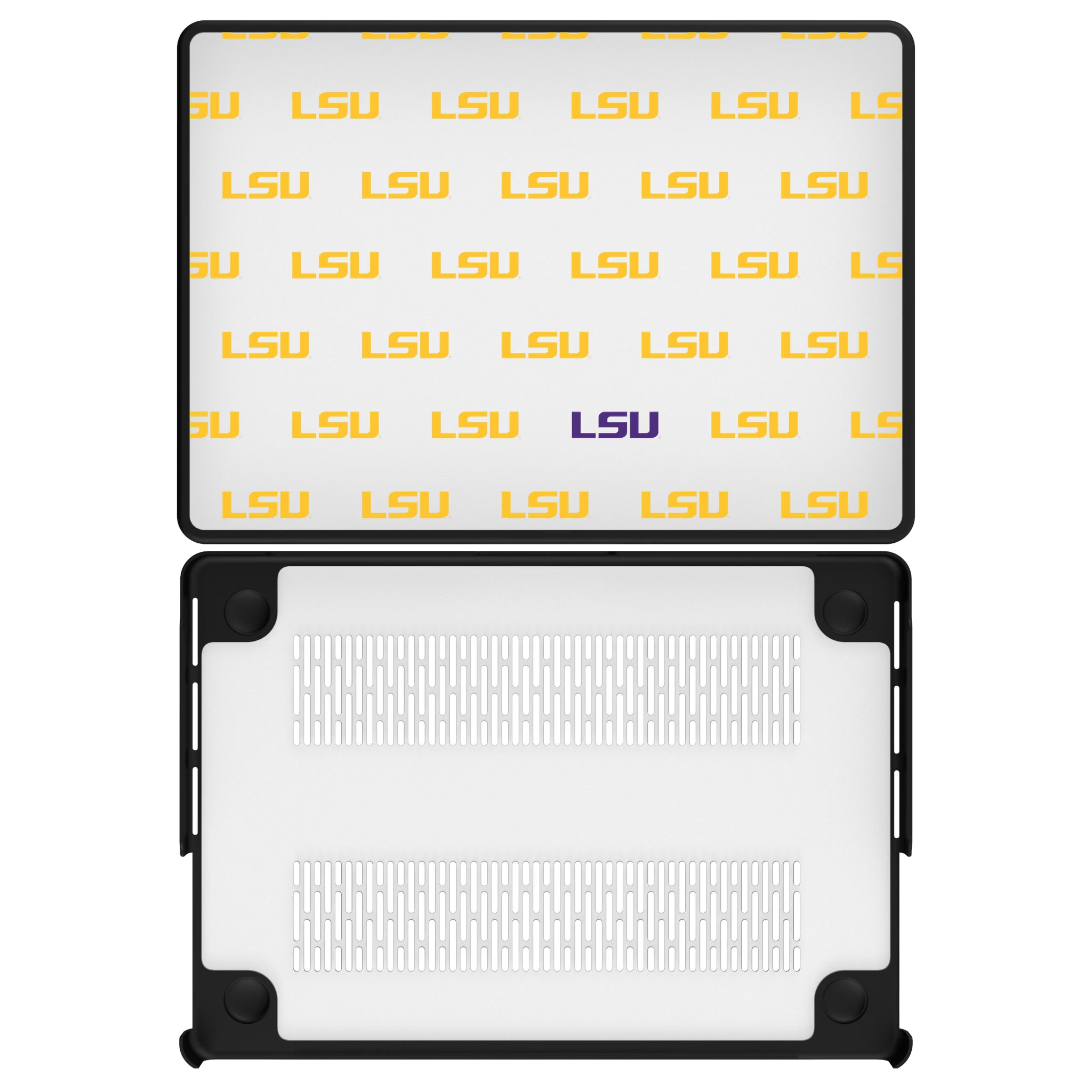 Louisiana State University Tigers Fashion Pattern MacBook Laptop Case for Apple MacBook#Device_MacBook Pro (14-inch, 2021) / MacBook Pro (14-inch, 2023) / MacBook Pro (14-inch, 2024)