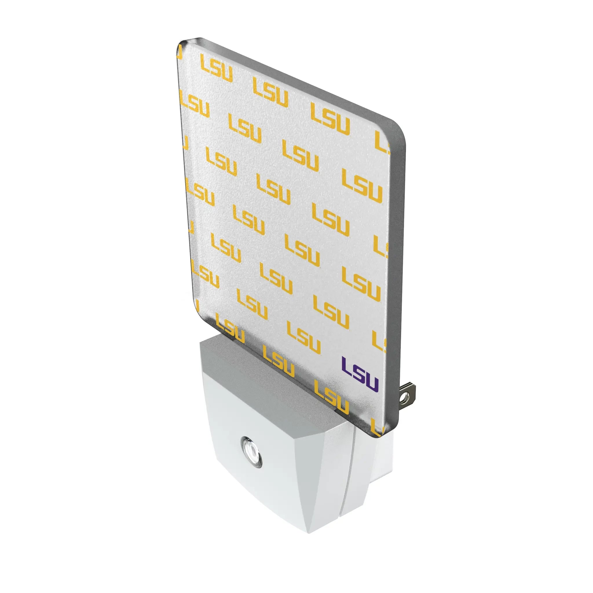 Louisiana State University Tigers Fashion Pattern Night Light 2-Pack - Isometric View