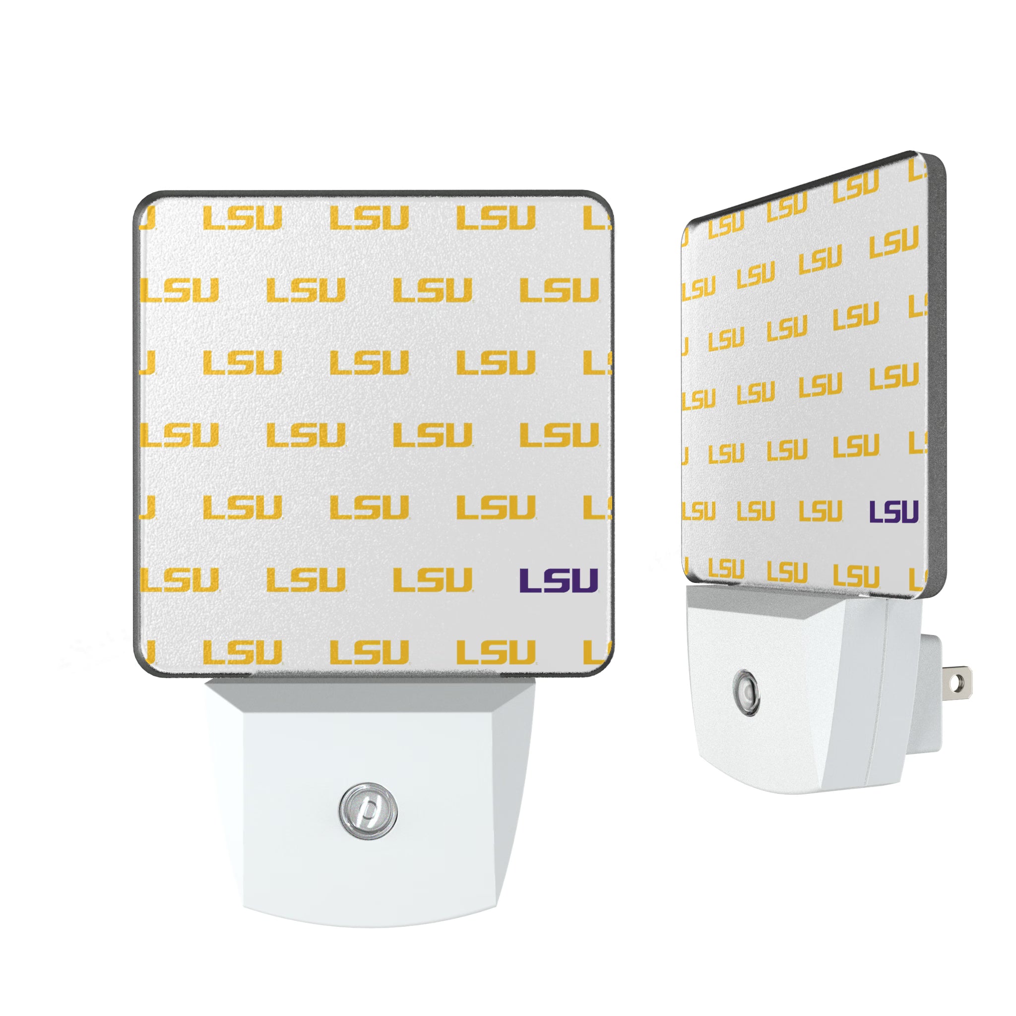 Louisiana State University Tigers Fashion Pattern Night Light 2-Pack