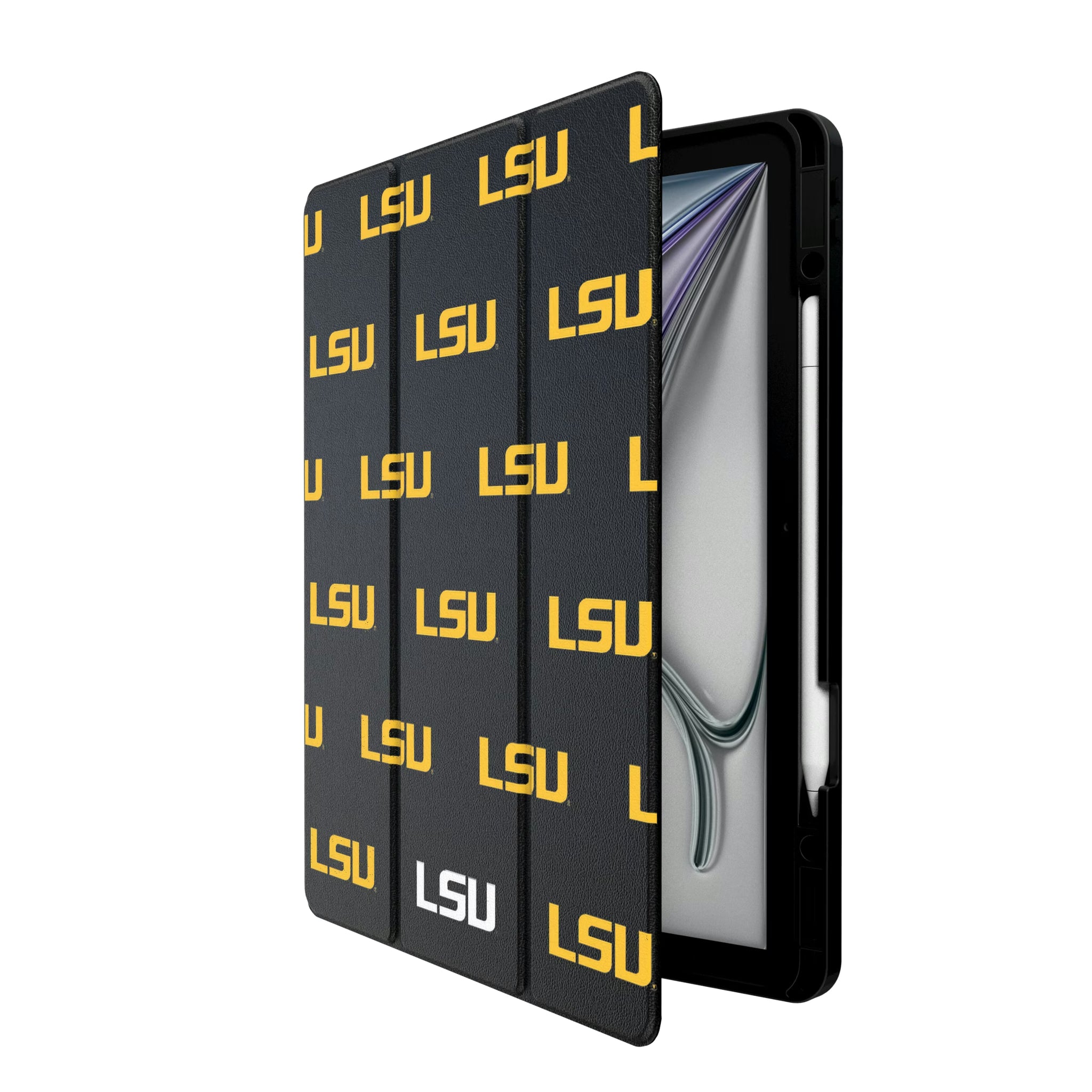 Louisiana State University Tigers Fashion Pattern iPad Tablet Case for Apple iPad