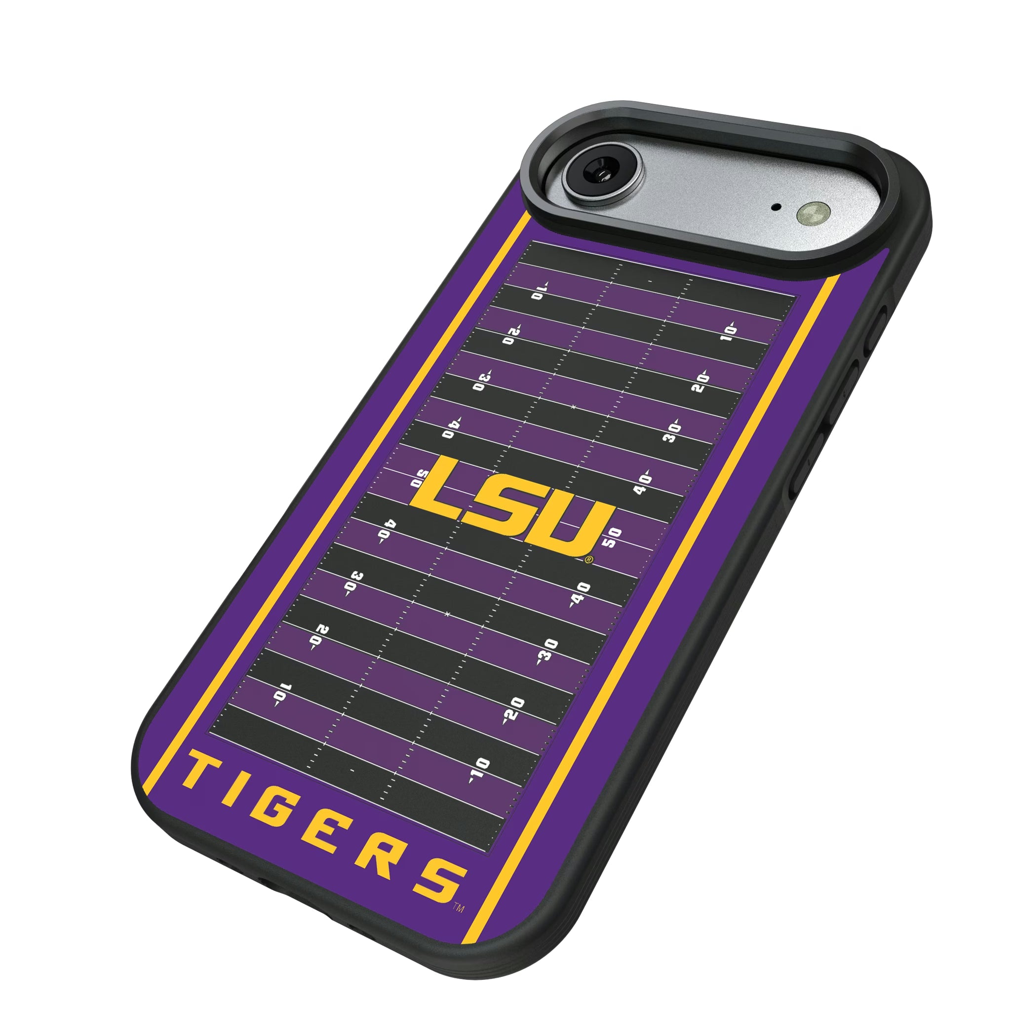 Louisiana State University Tigers Field iPhone Bump Phone Case for Apple iPhone - Isometric View#Device_iPhone Air