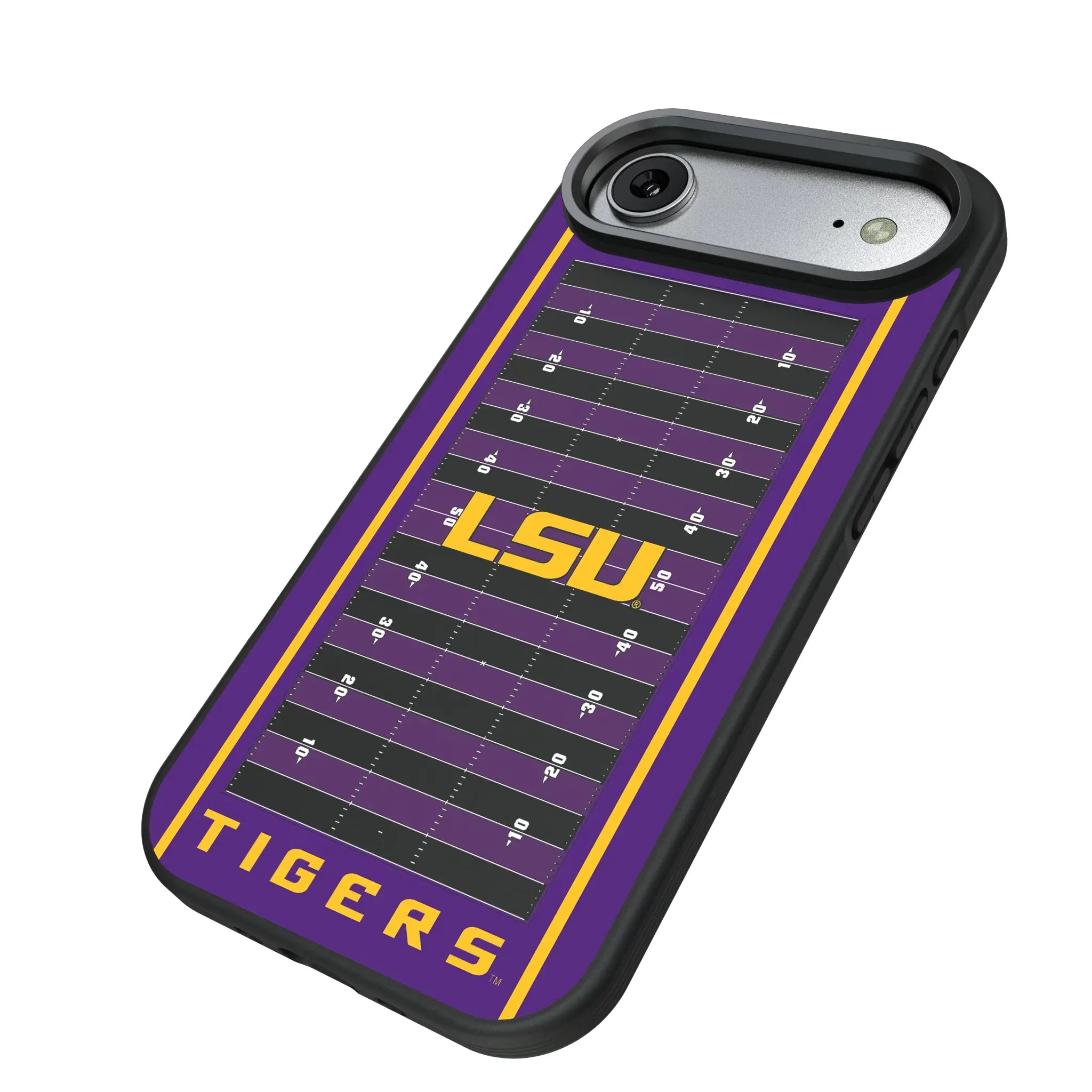 Louisiana State University Tigers Field iPhone Bump Phone Case for Apple iPhone - Isometric View#Device_iPhone Air