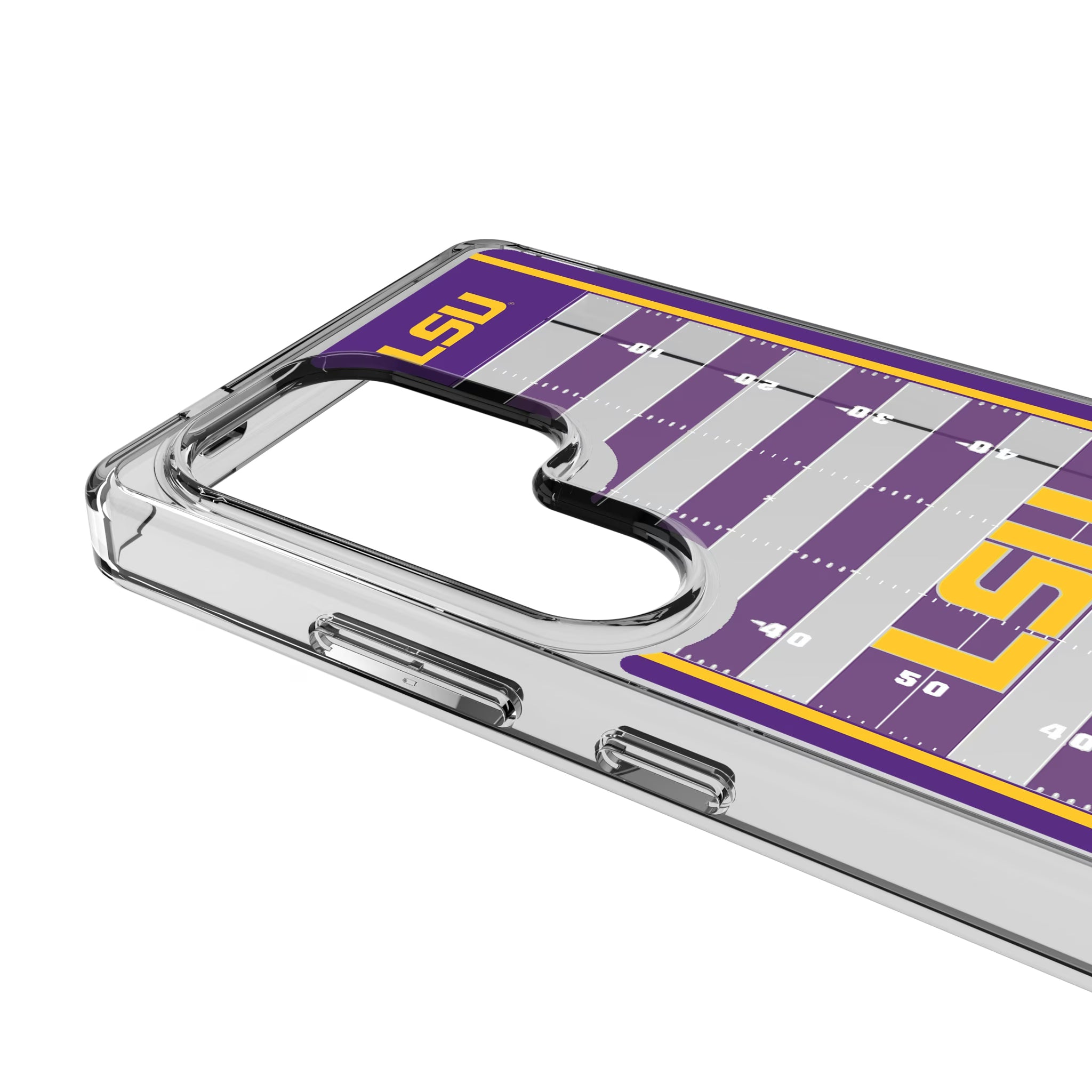 Louisiana State University Tigers Field Galaxy Clear Phone Case for Samsung Galaxy - Detail