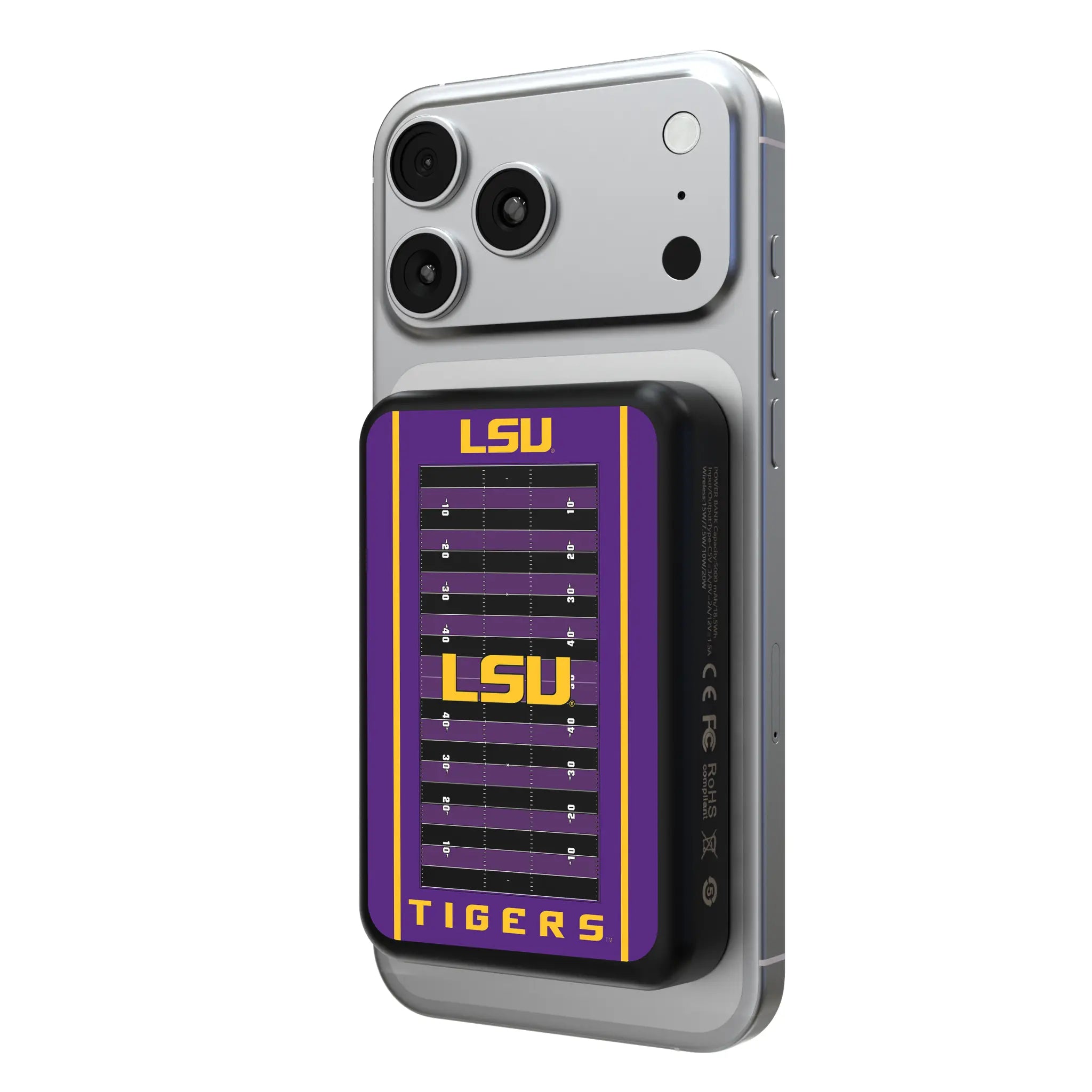 Louisiana State University Tigers Field Wireless Mag Power Bank