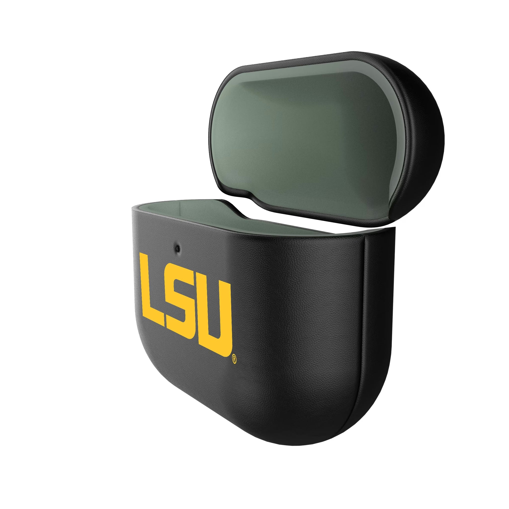 Louisiana State University Tigers Insignia AirPods AirPod Case Cover - Isometric View#Device_AirPods 4