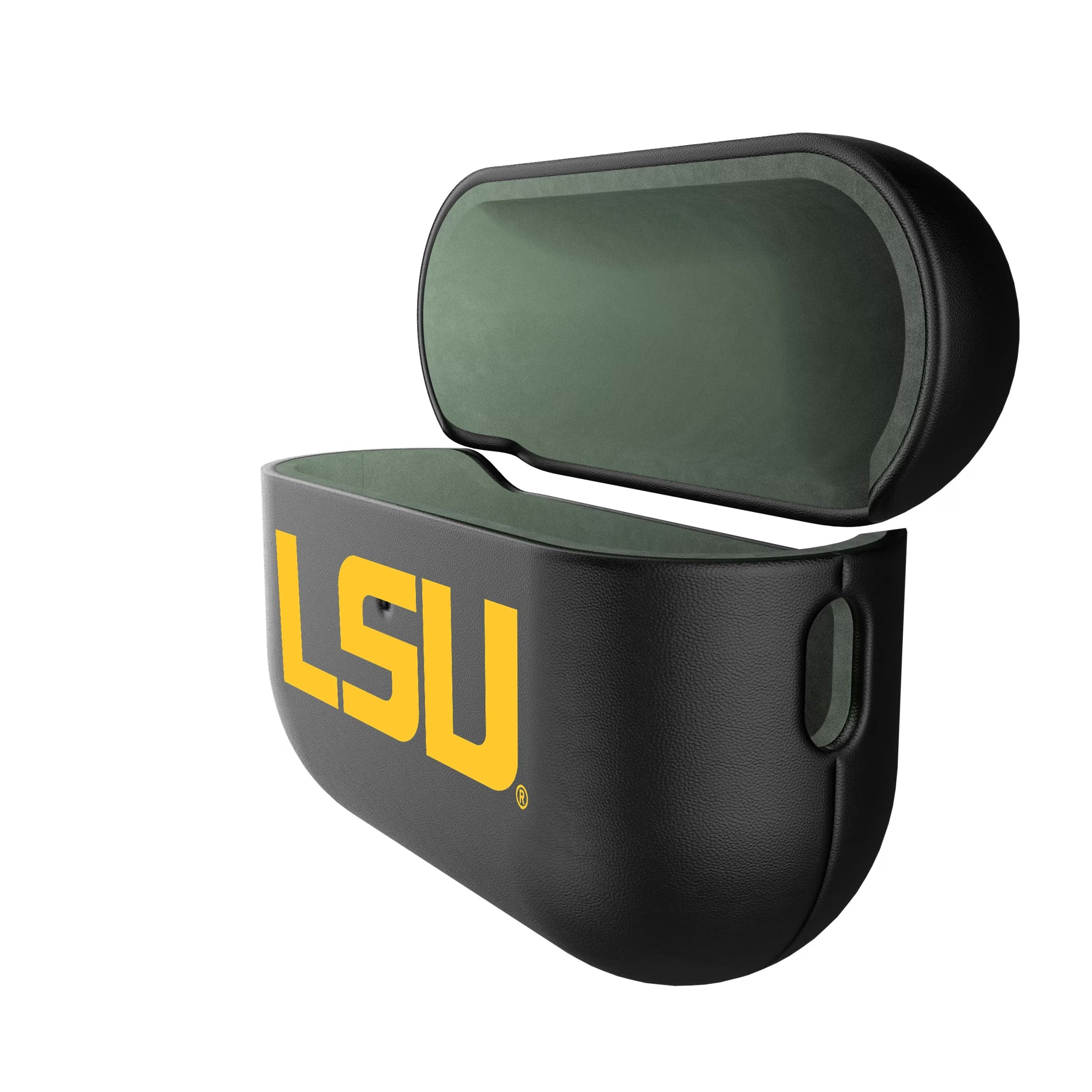 Louisiana State University Tigers Insignia AirPods AirPod Case Cover - Isometric View#Device_AirPods Pro 2nd Gen