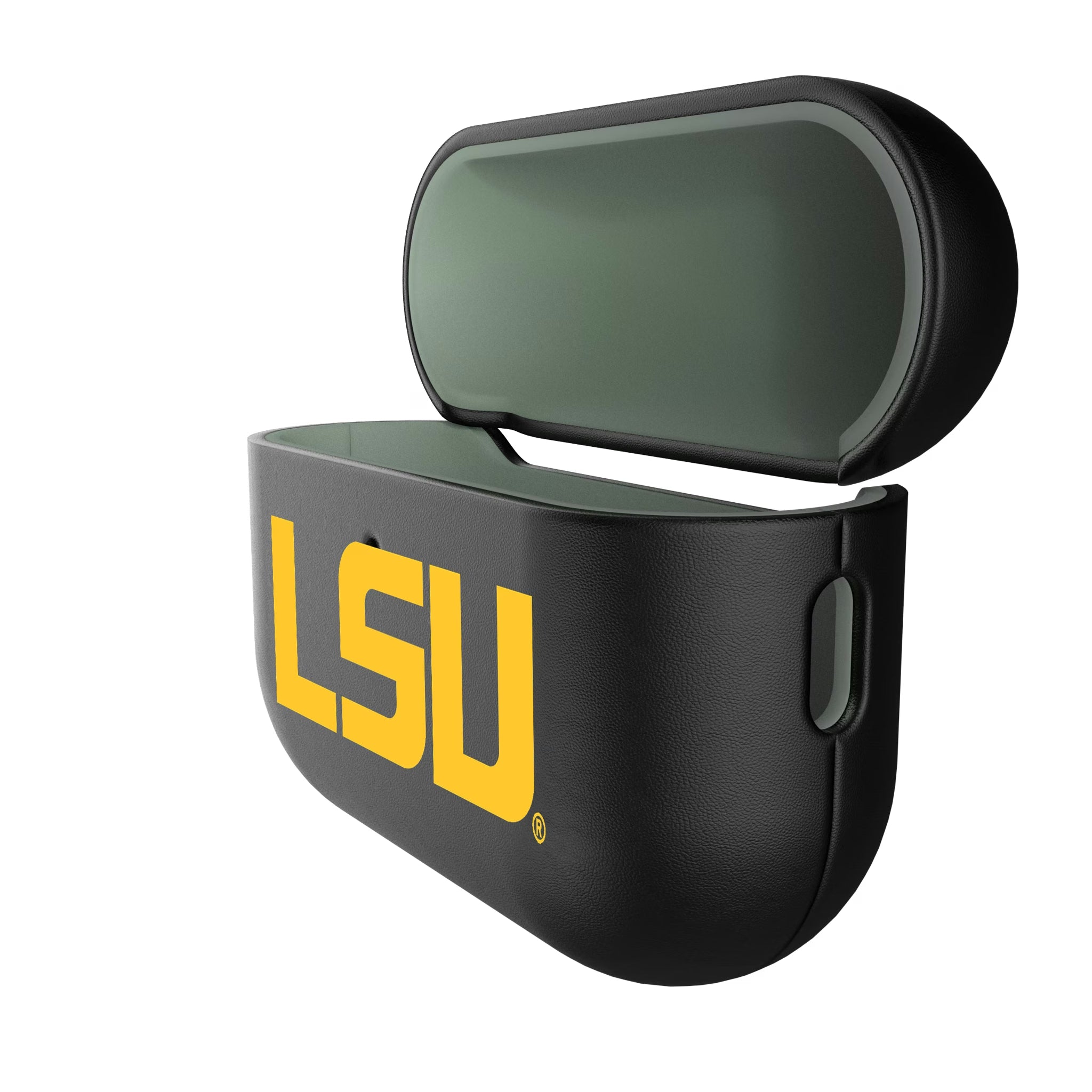 Louisiana State University Tigers Insignia AirPods AirPod Case Cover - Isometric View#Device_AirPods Pro 3